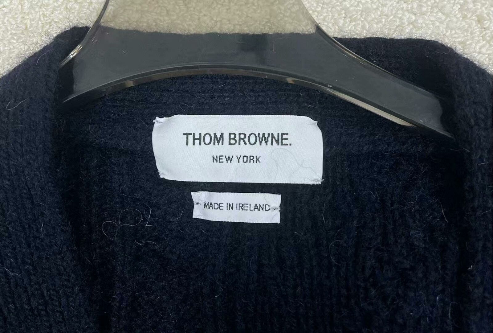Thom Browne thom browne navy cable knit cardigan Size US L / EU 52-54 / 3 - 3 Thumbnail