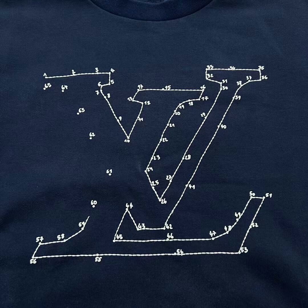 Louis Vuitton Louis Vuitton Navy Blue Sweatshirt Size M Size US M / EU 48-50 / 2 - 3 Thumbnail