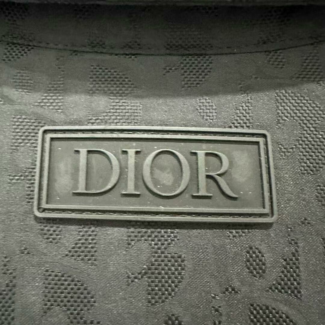 Dior Dior Black Patterned Padded Shirt Jacket Size US L / EU 52-54 / 3 - 3 Thumbnail