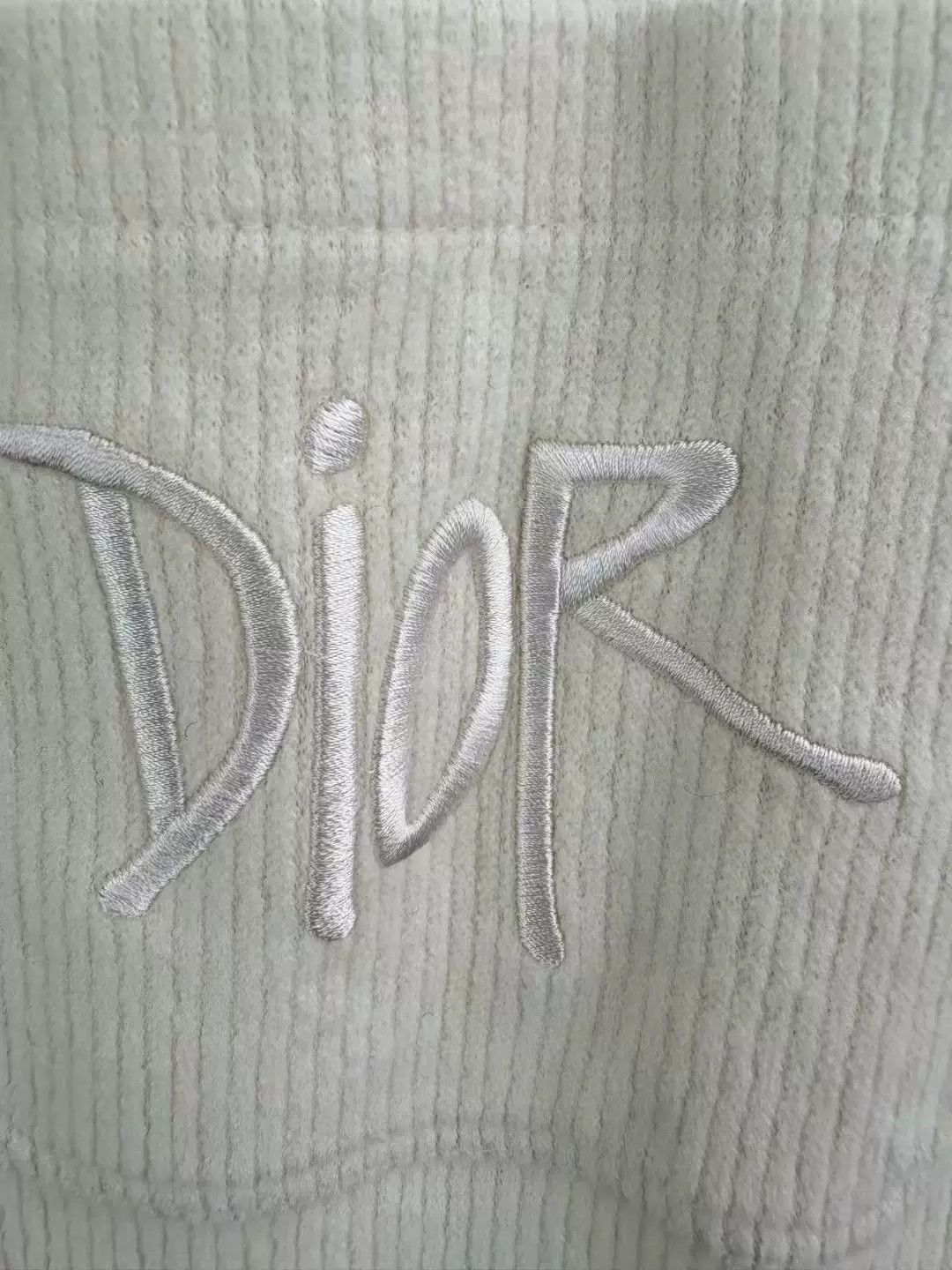 Dior dior x stussy corduroy embroidered jacket Size US XL / EU 56 / 4 - 3 Thumbnail