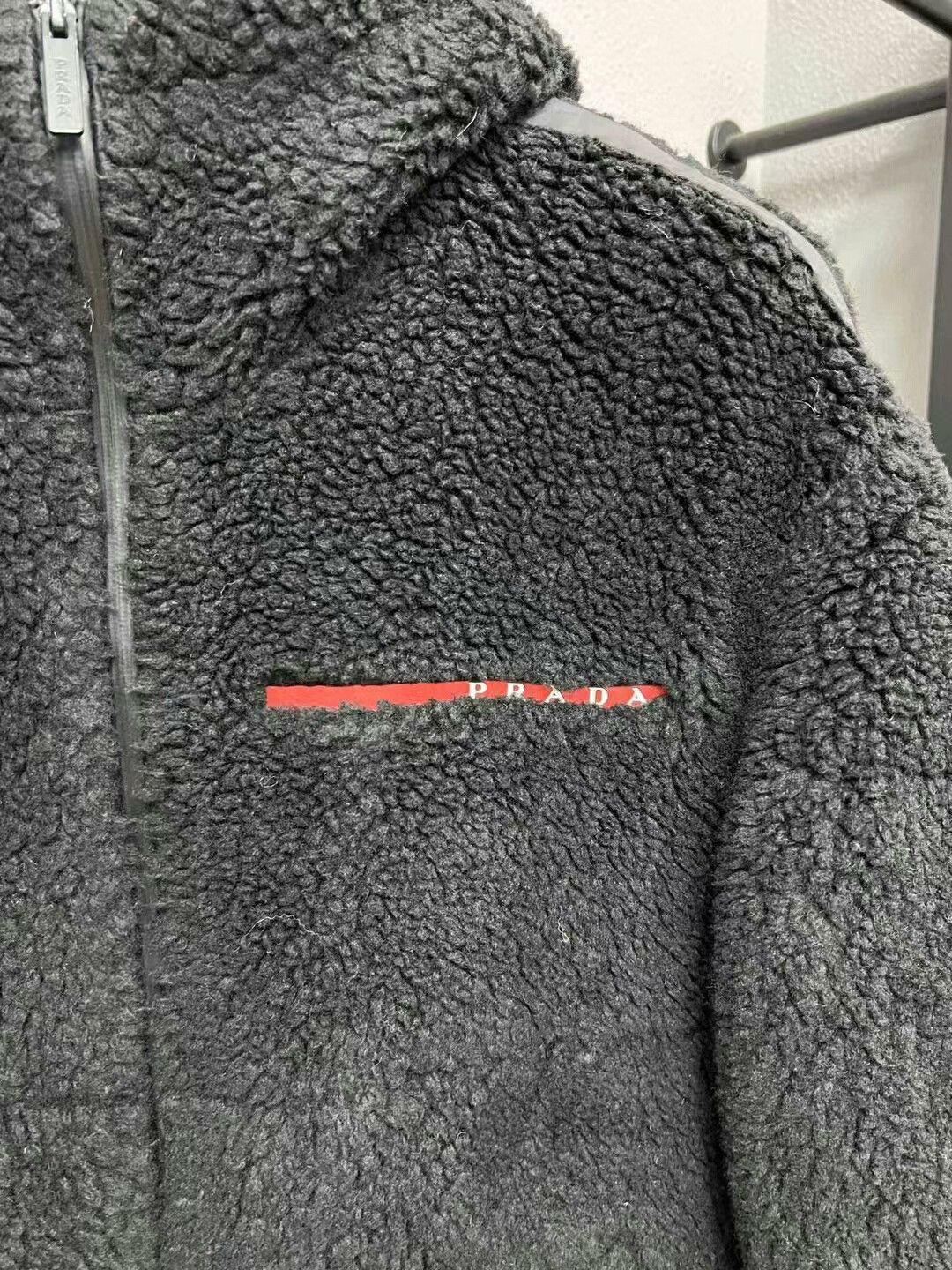 Prada prada teddy coat in black for women Size XS / US 0-2 / IT 36-38 - 3 Thumbnail