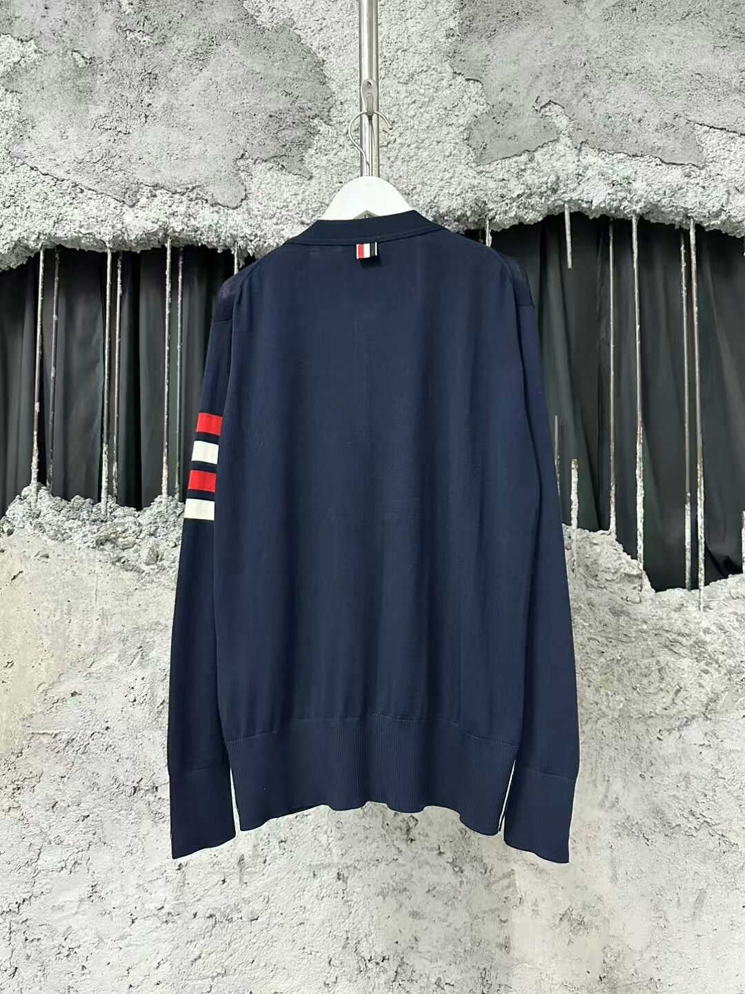 Thom Browne thom browne navy wool cardigan Size US S / EU 44-46 / 1 - 2 Thumbnail