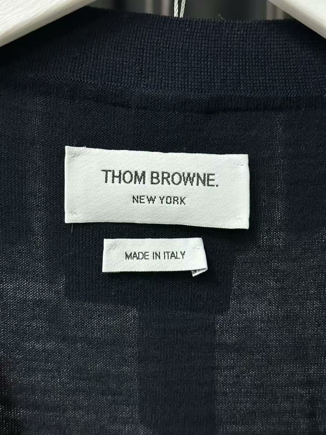 Thom Browne thom browne navy wool cardigan Size US S / EU 44-46 / 1 - 3 Thumbnail