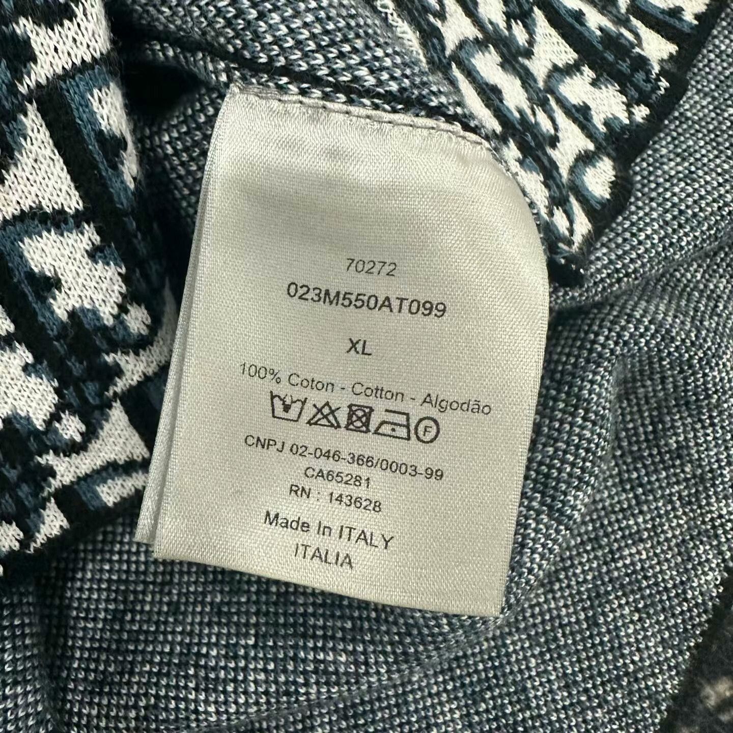 Dior Dior Logo Long Sleeve Shirt in XL Size US XL / EU 56 / 4 - 4 Thumbnail