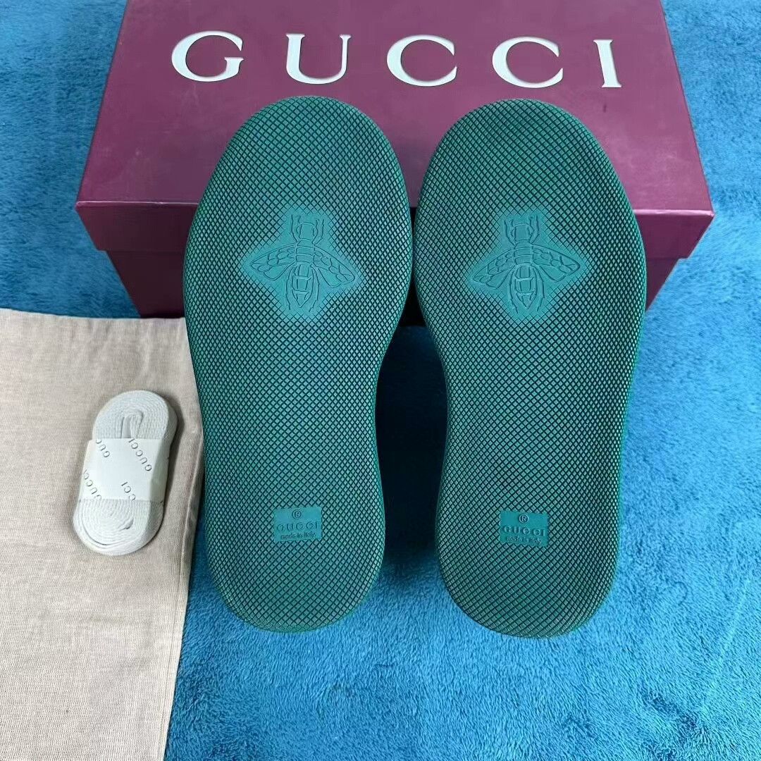 Gucci gucci dirty sneakers green and beige Size US 6 / IT 36 - 5 Thumbnail