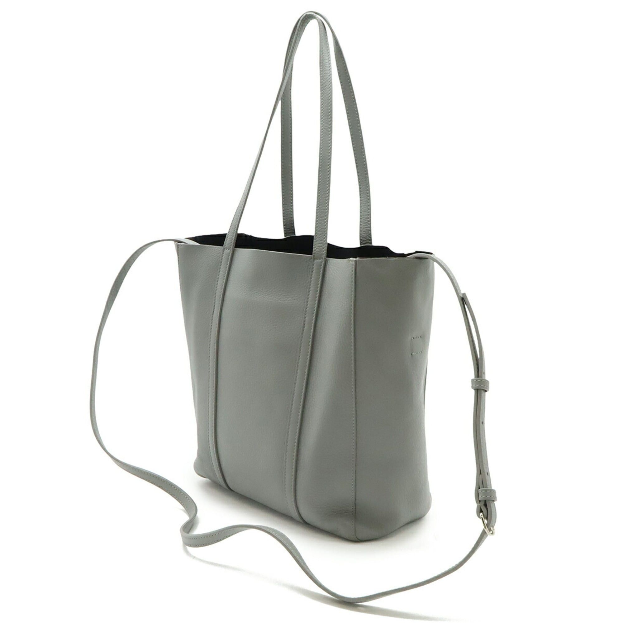 Balenciaga BALENCIAGA Everyday Tote XS Bag Shoulder Leather Gray 551810 Size ONE SIZE - 3 Thumbnail