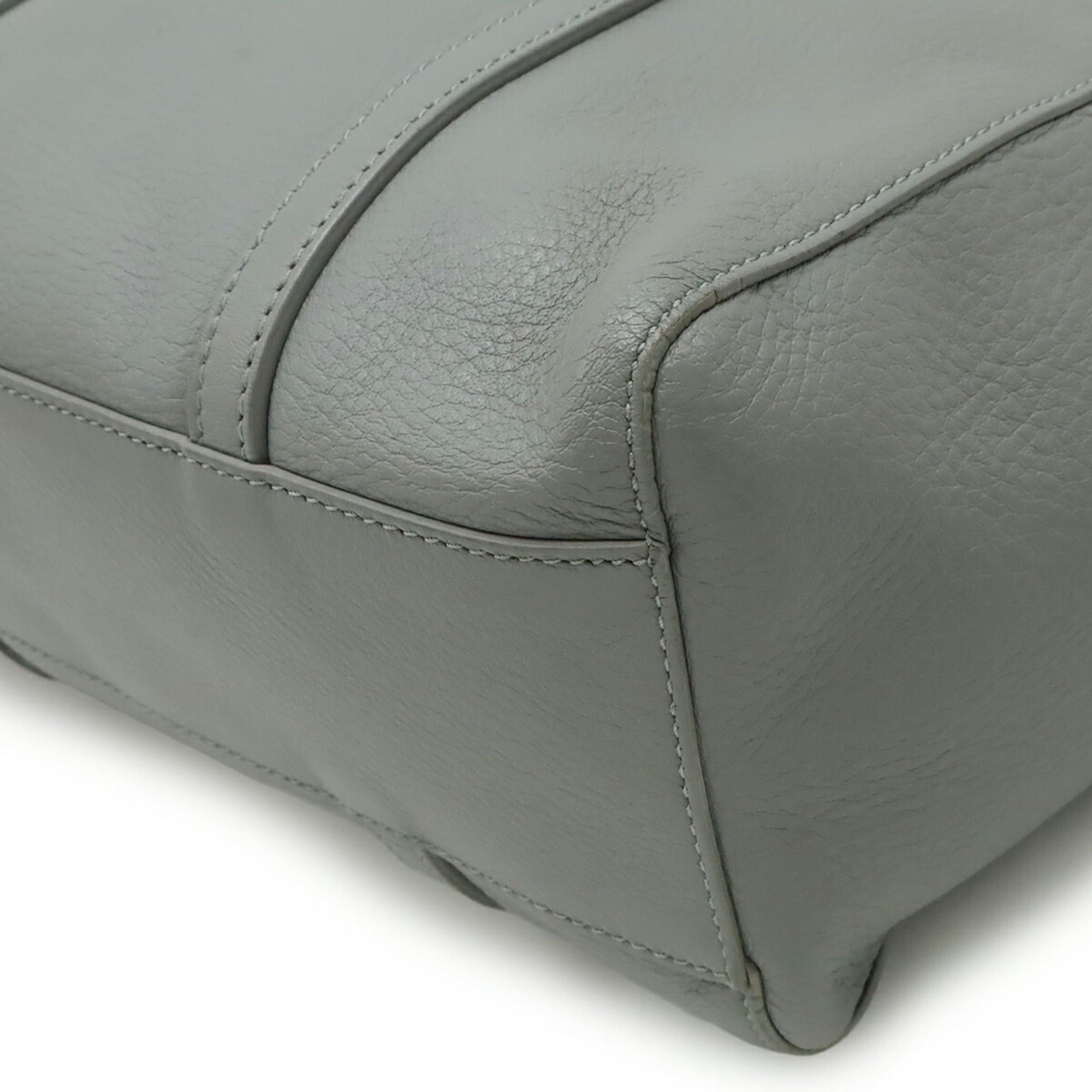 Balenciaga BALENCIAGA Everyday Tote XS Bag Shoulder Leather Gray 551810 Size ONE SIZE - 4 Thumbnail