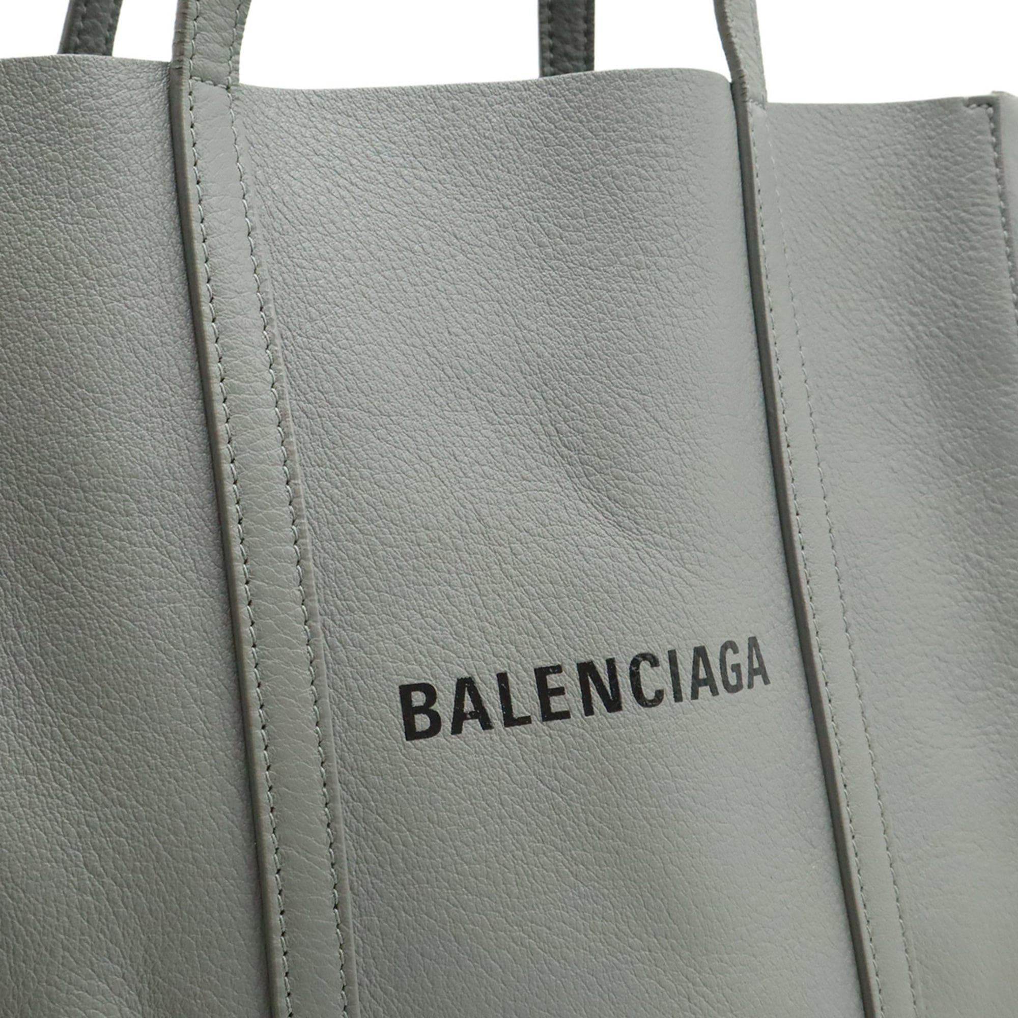 Balenciaga BALENCIAGA Everyday Tote XS Bag Shoulder Leather Gray 551810 Size ONE SIZE - 10 Thumbnail