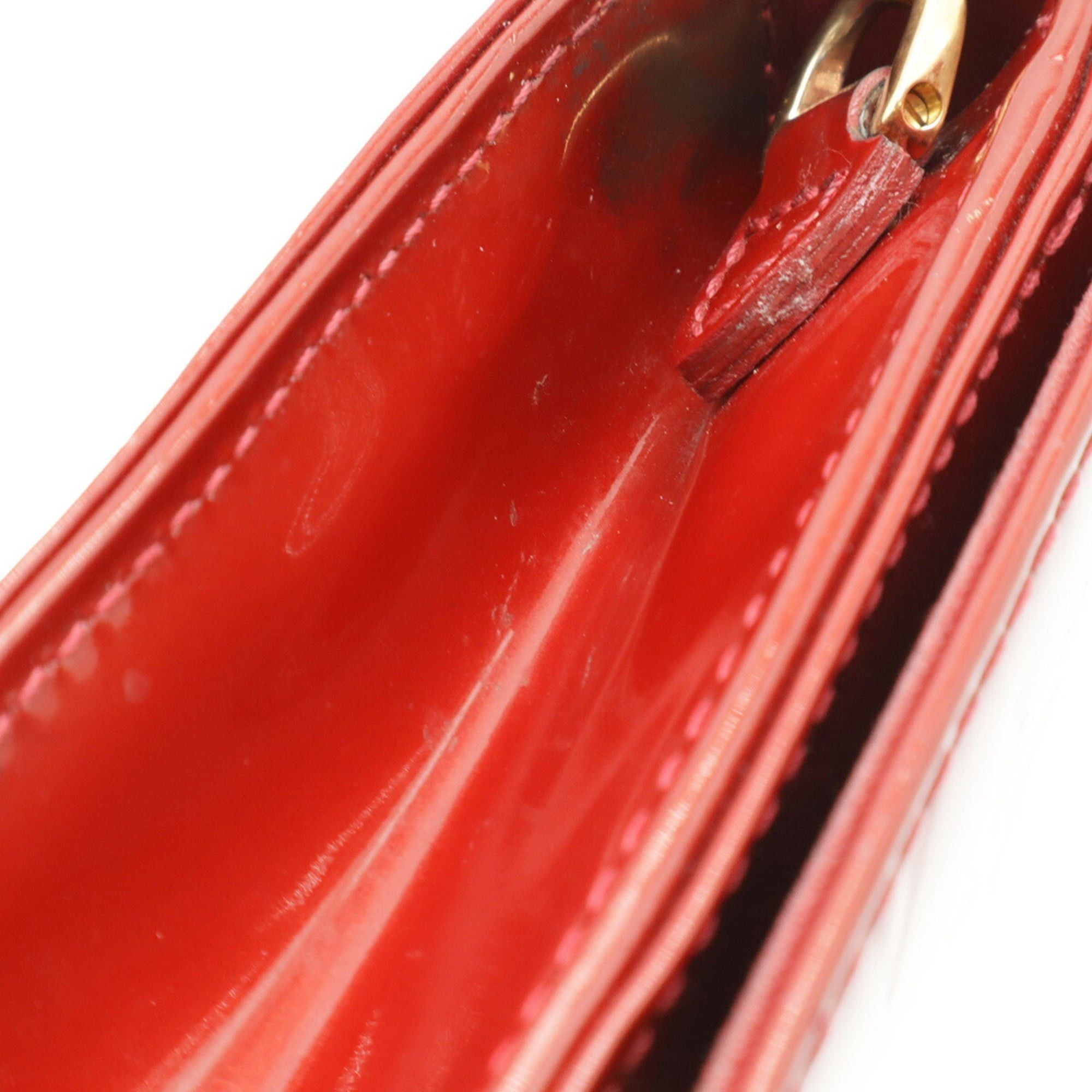 Louis Vuitton LOUIS VUITTON Monogram Vernis Anna Clutch Chain Bag Shoulder Pomme d'Amour Red M90095 Size ONE SIZE - 5 Thumbnail