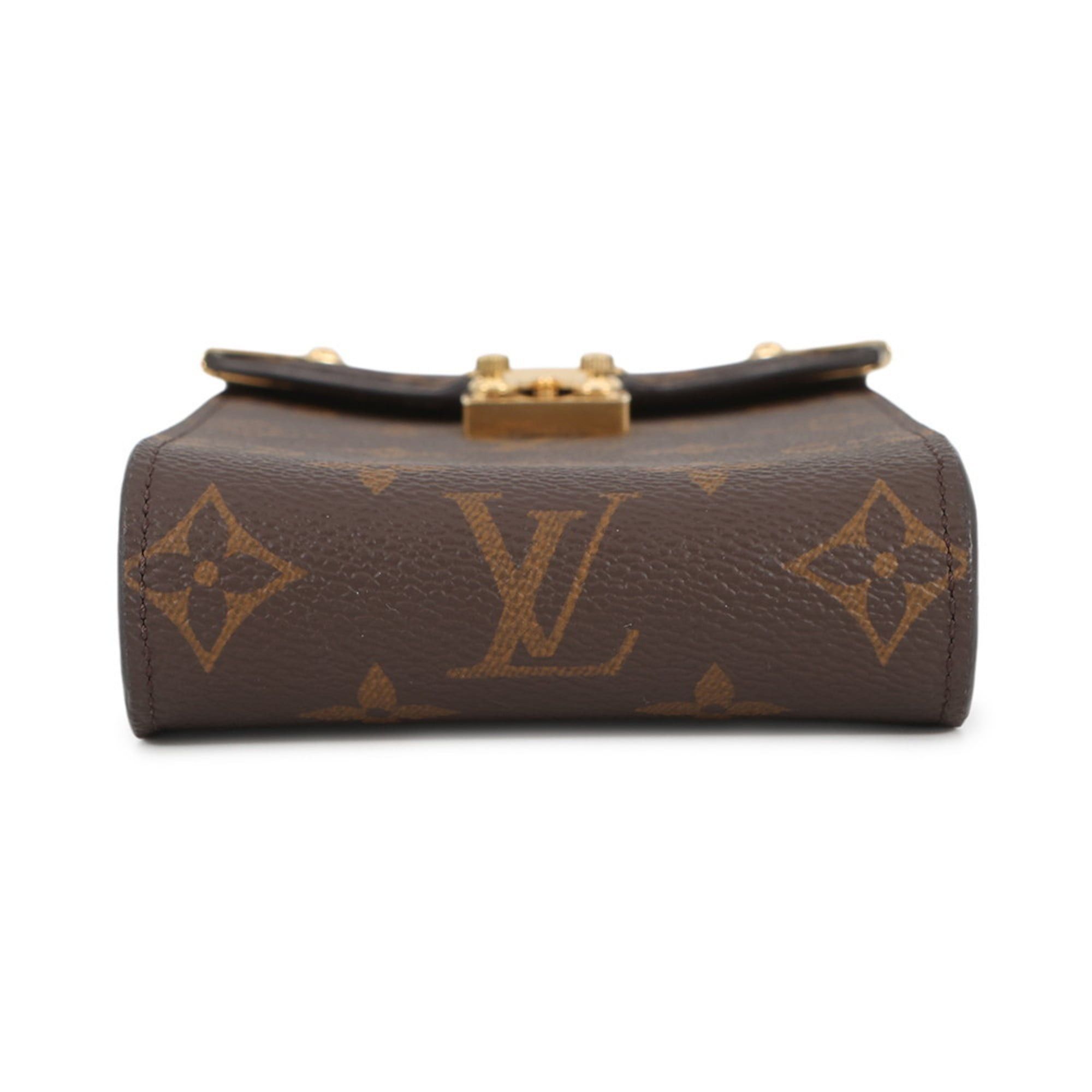 Louis Vuitton Chain Shoulder Bag Monogram Phone Pouch Metis M13572 