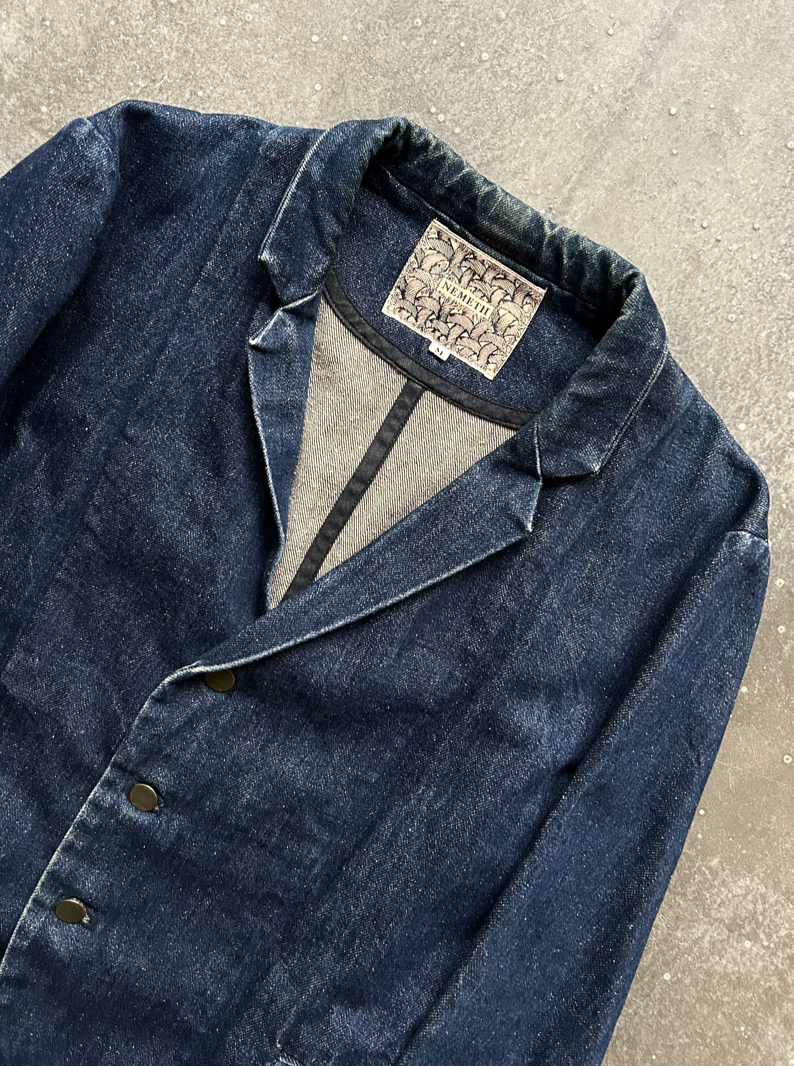 Christopher Nemeth denim jacket with unique sleeves design Size US M / EU 48-50 / 2 - 3 Thumbnail