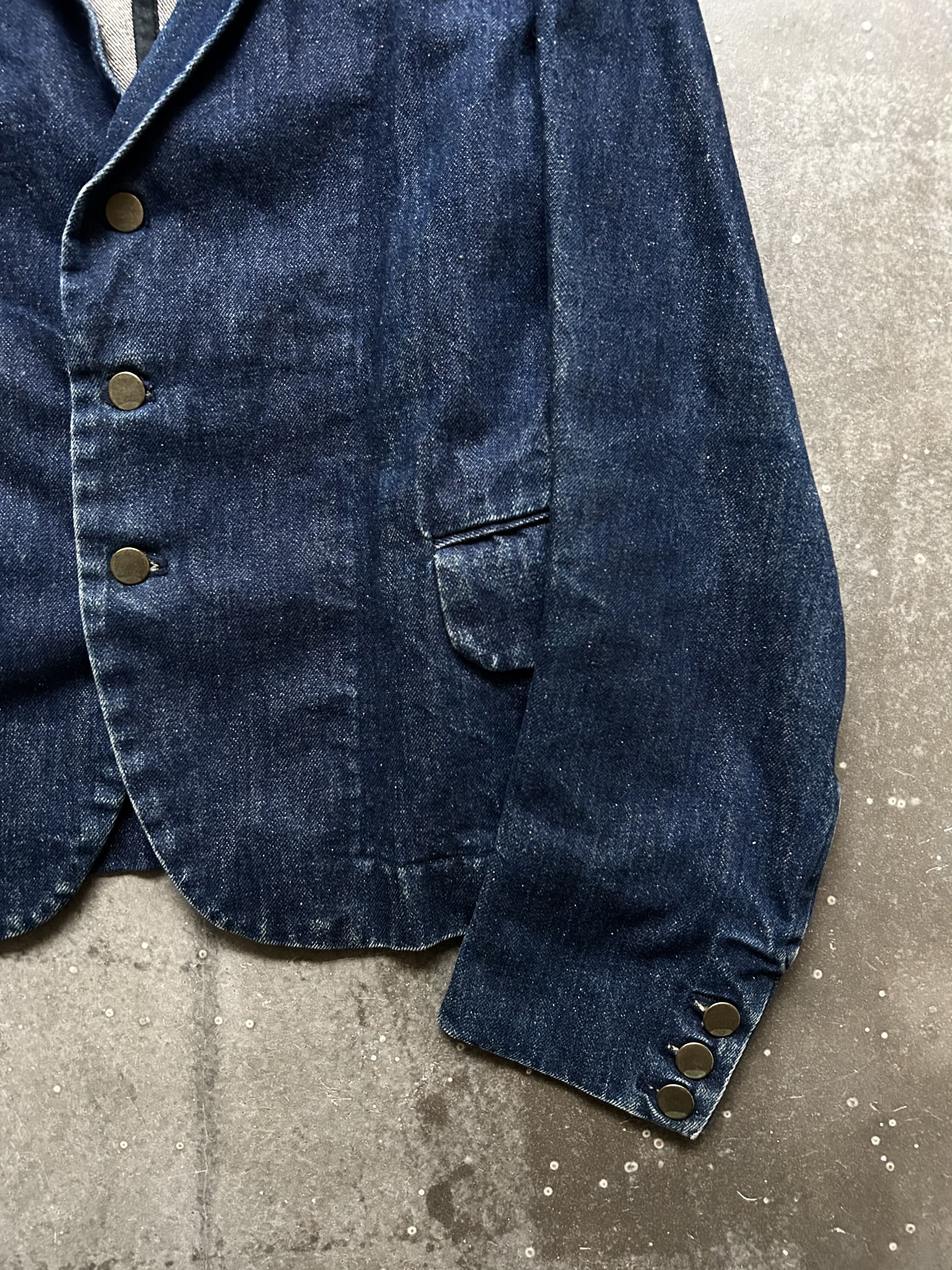 Christopher Nemeth denim jacket with unique sleeves design Size US M / EU 48-50 / 2 - 2 Thumbnail