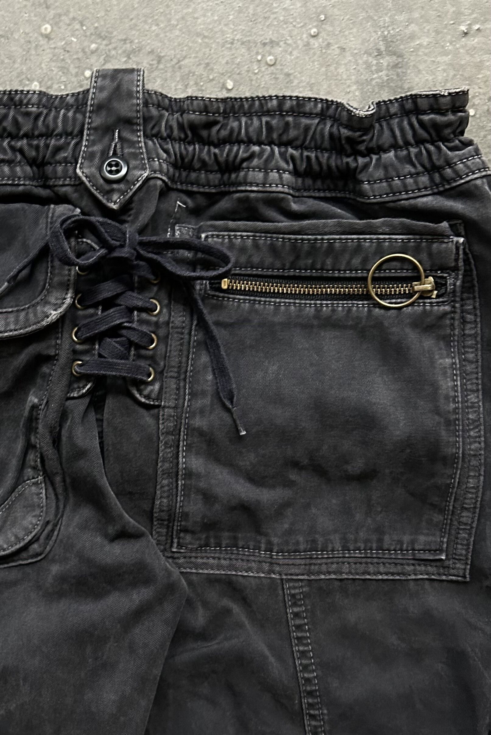 Share Spirit Homme high-waisted cargo denim pants Size US 28 / EU 44 - 8 Thumbnail