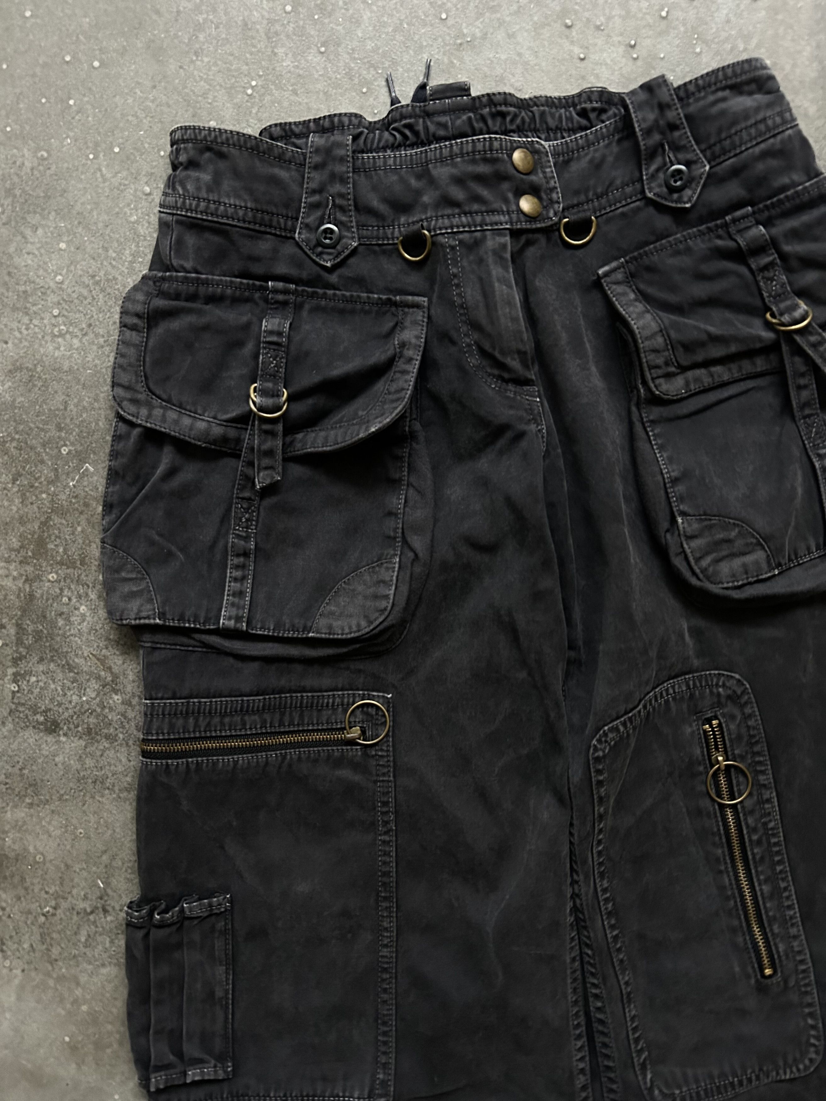 Share Spirit Homme high-waisted cargo denim pants Size US 28 / EU 44 - 4 Thumbnail