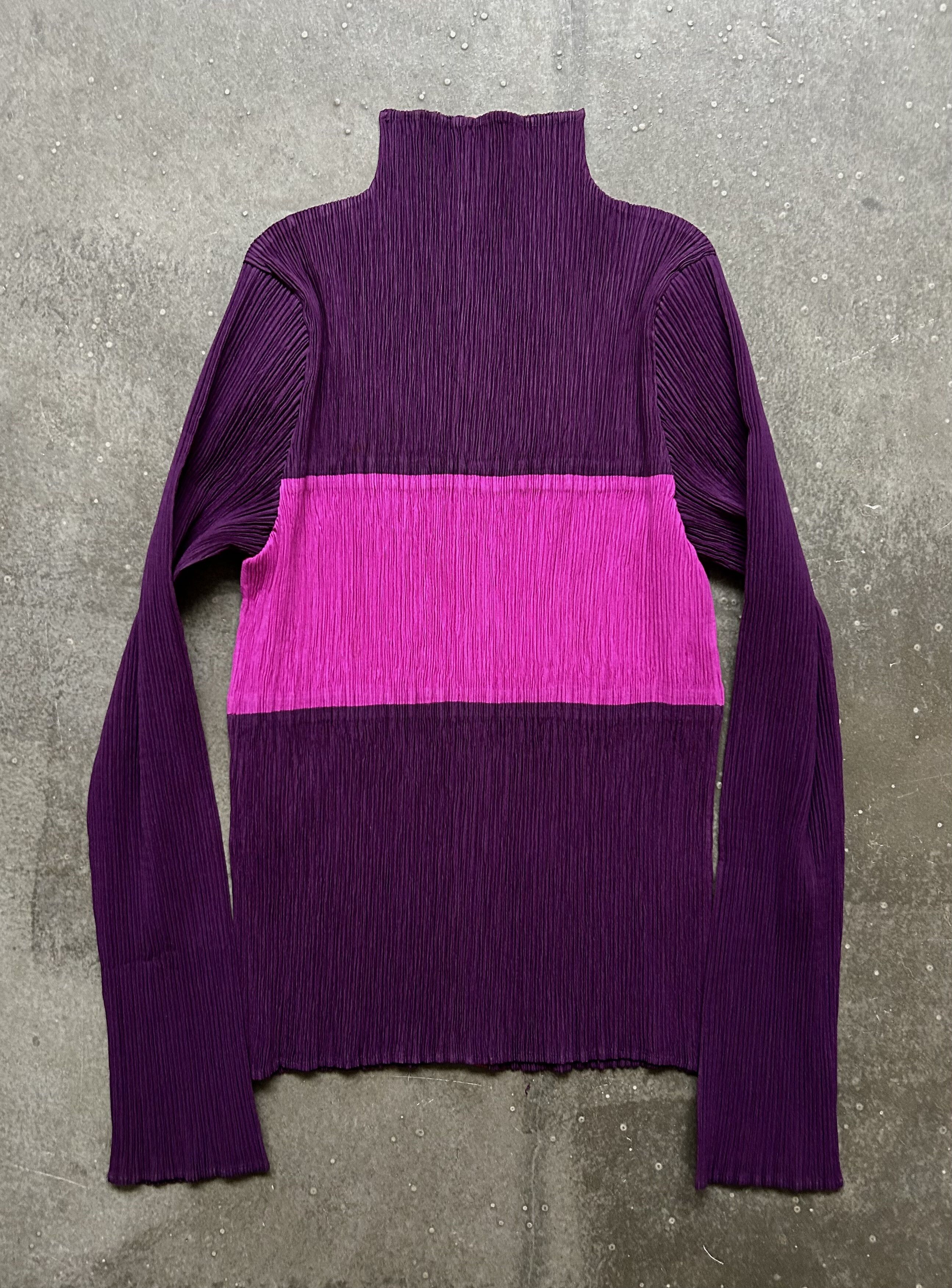 Issey Miyake issey miyake pleated outfit in purple Size M / US 6-8 / IT 42-44 - 4 Thumbnail