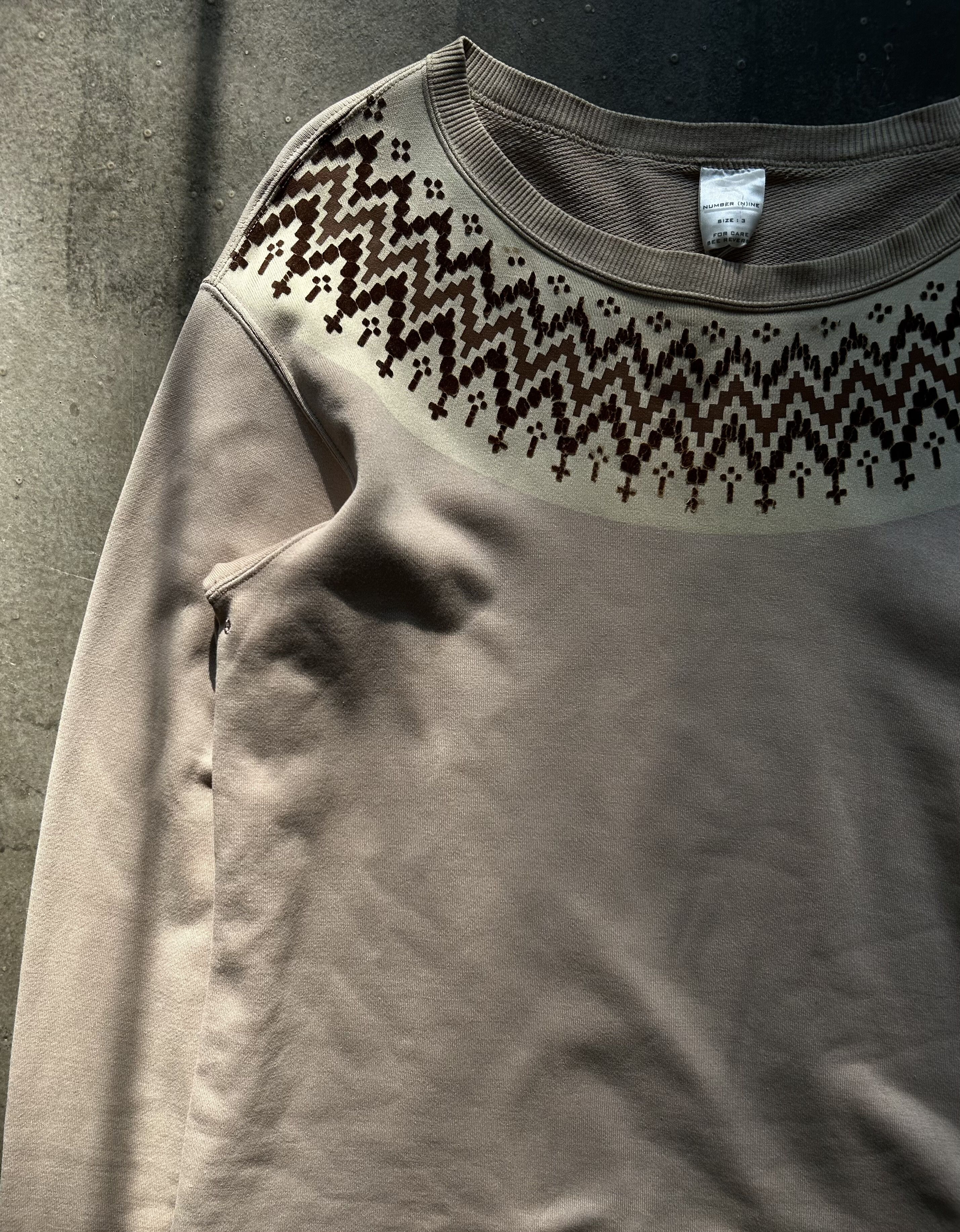 Number (N)ine Number Nineteen Long Sleeve Printed Top Size US L / EU 52-54 / 3 - 2 Thumbnail