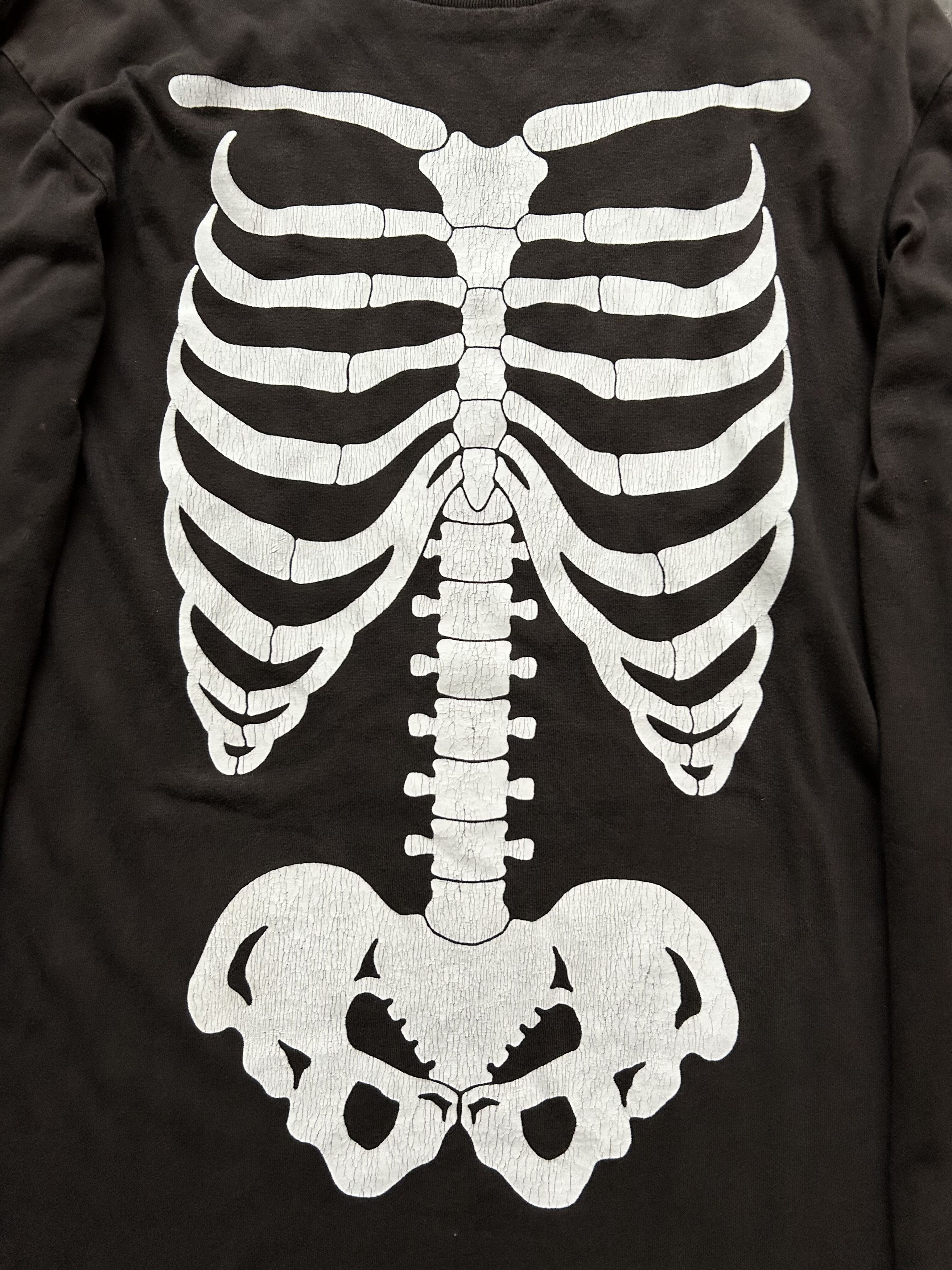 Number (N)ine skeleton print long sleeve shirt Size US L / EU 52-54 / 3 - 2 Thumbnail