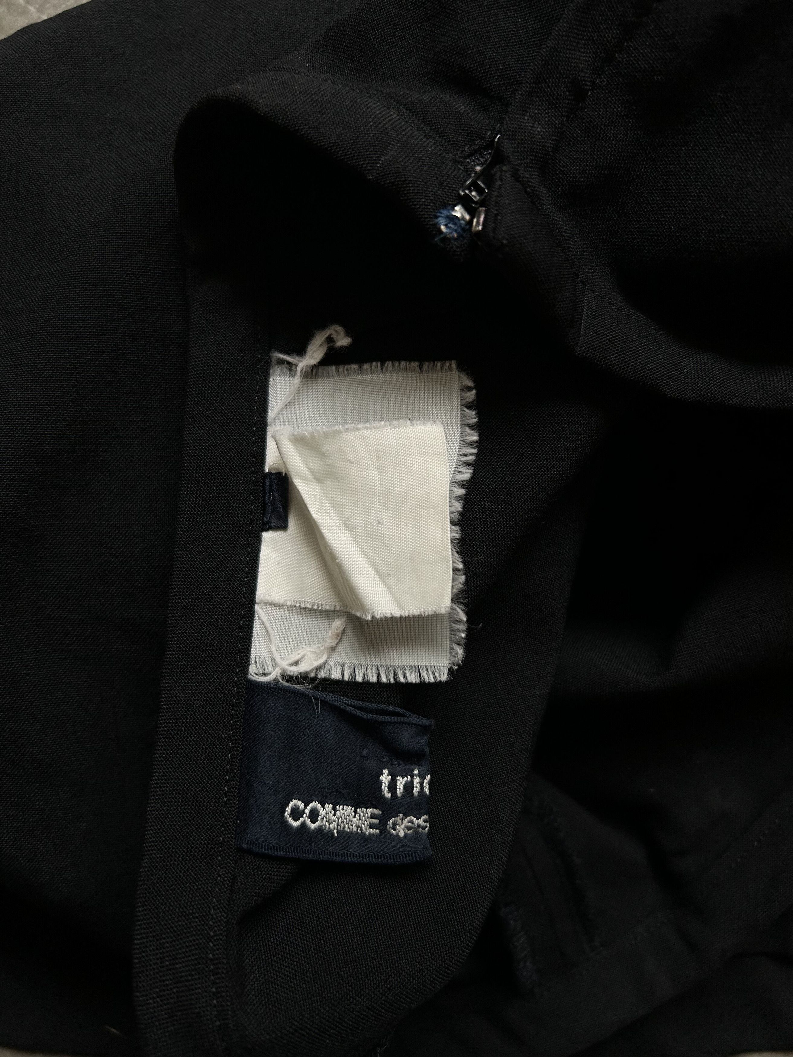 Comme des Garcons comme des garcons asymmetric black skirt Size 22" - 8 Thumbnail