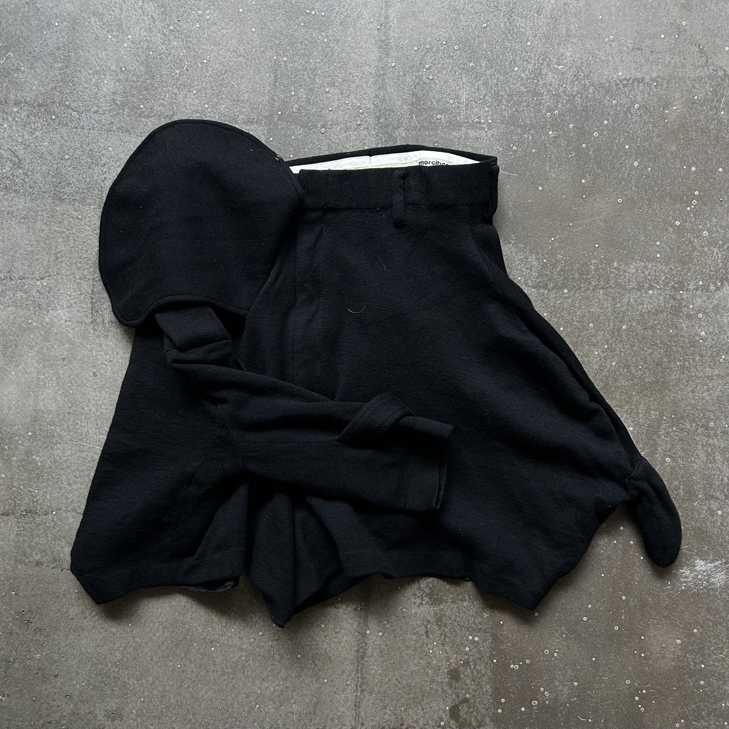 mercibeaucoup unique asymmetric black skirt Size 30" / US 8 / IT 44 - 5 Thumbnail