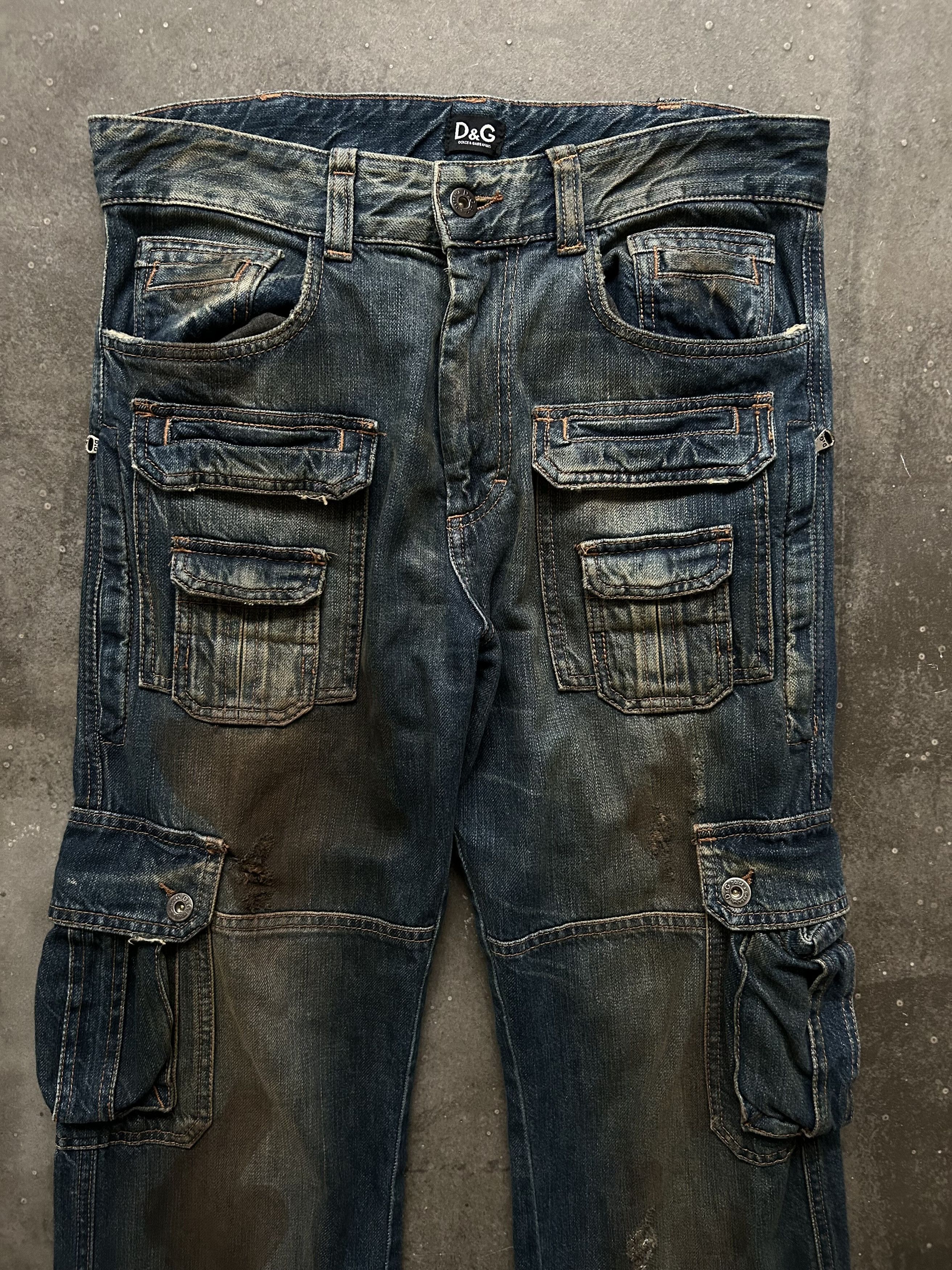 Dolce & Gabbana Dolce&Gabbana Cargo Pants with Mud Dye Size US 34 / EU 50 - 3 Thumbnail