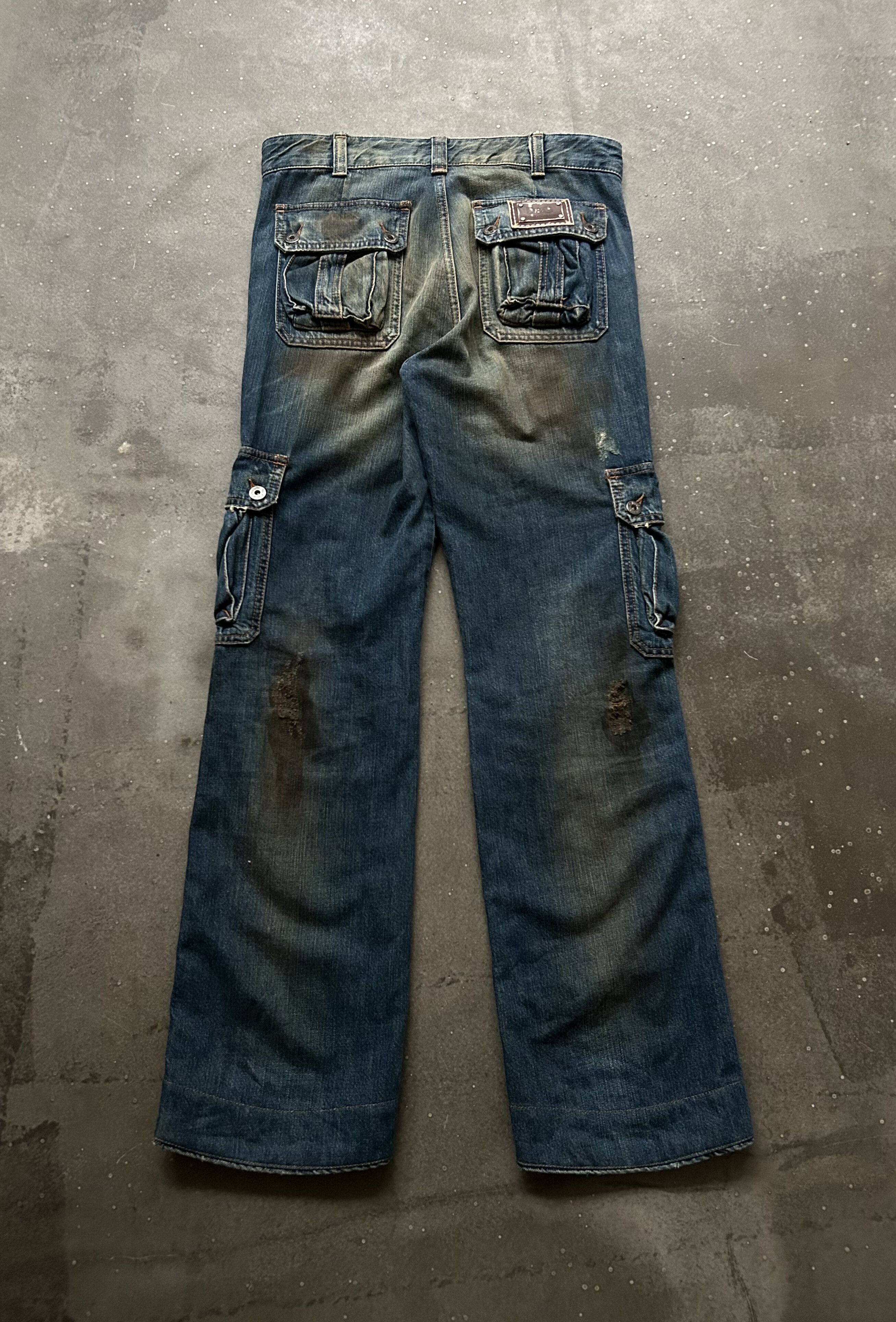 Dolce & Gabbana Dolce&Gabbana Cargo Pants with Mud Dye Size US 34 / EU 50 - 9 Thumbnail