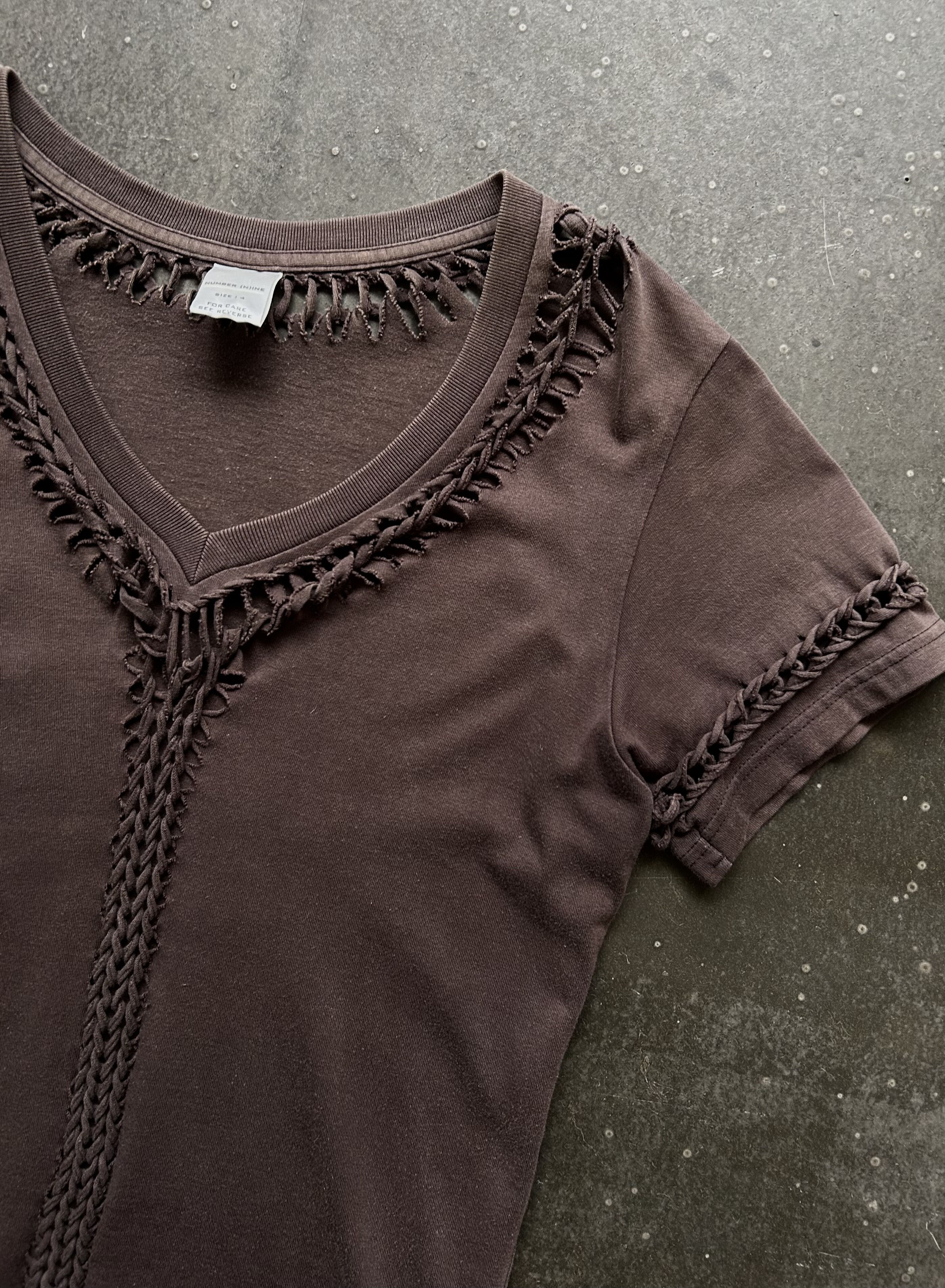 Number (N)ine number nine woven short sleeve shirt Size US M / EU 48-50 / 2 - 3 Thumbnail