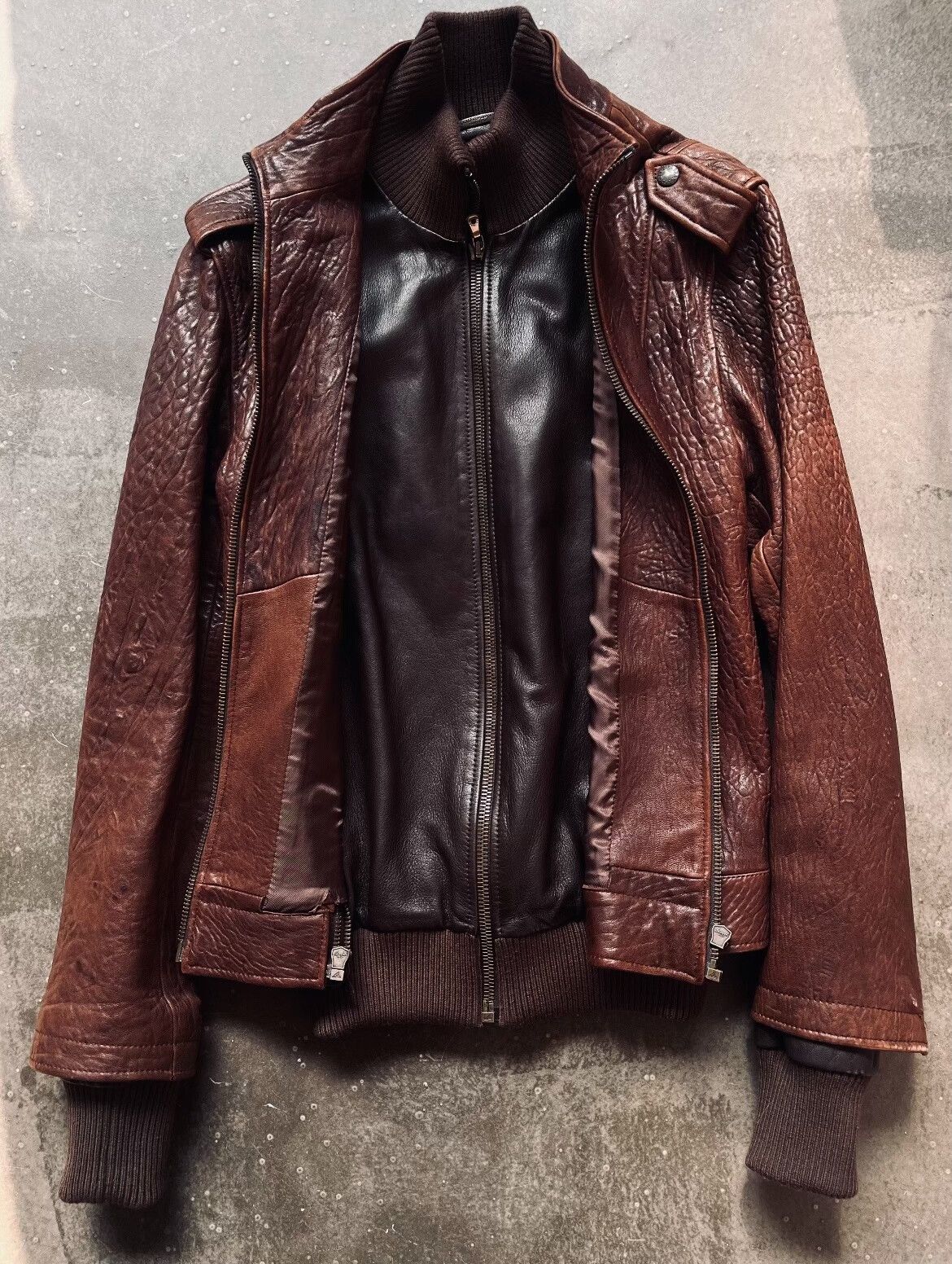 Dolce & Gabbana dolce gabbana double-layer leather motorcycle jacket Size US M / EU 48-50 / 2 - 3 Thumbnail