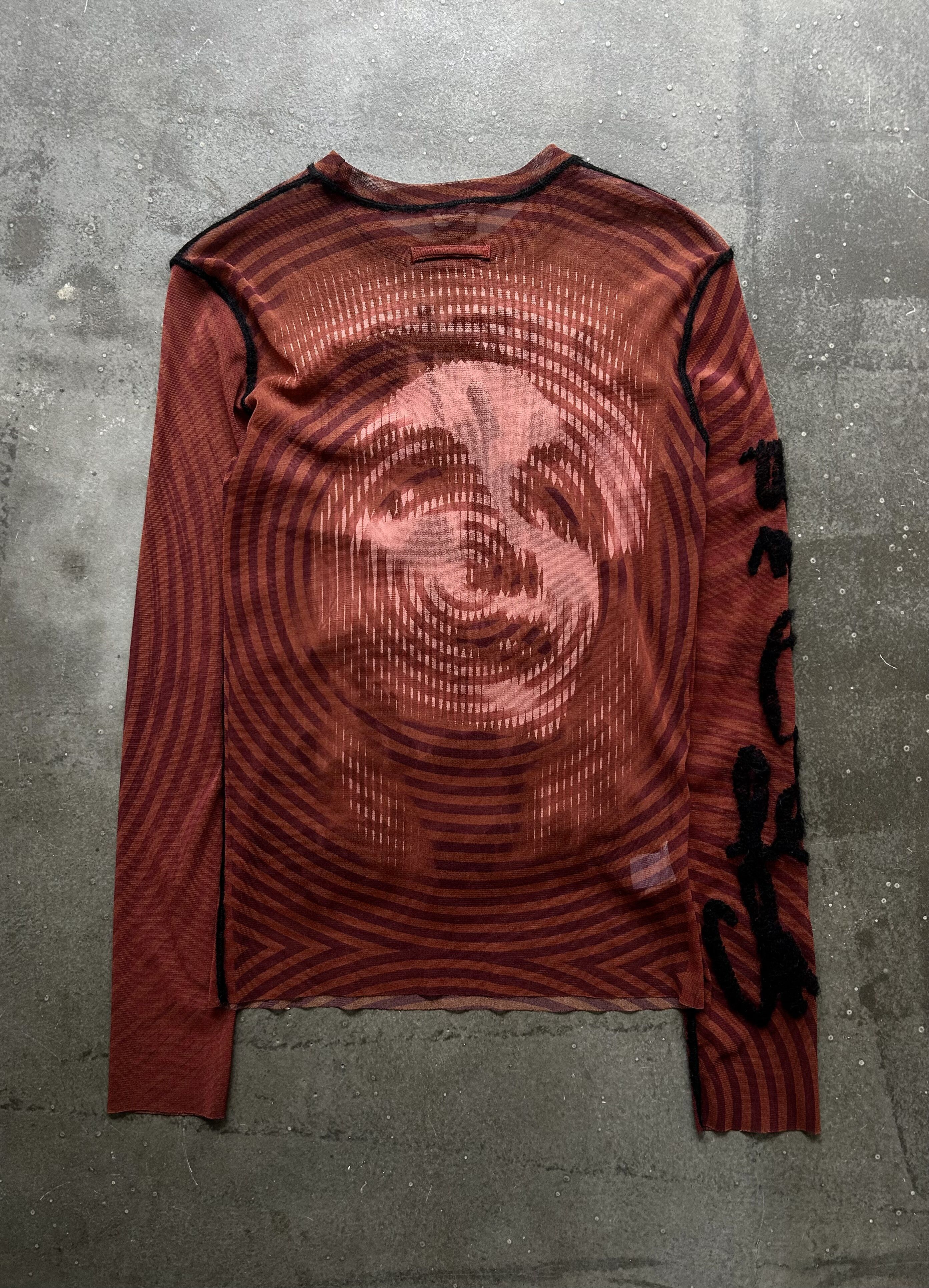 Jean Paul Gaultier Jean Paul Gaultier Sheer Long Sleeve Top Size US M / EU 48-50 / 2 - 8 Thumbnail