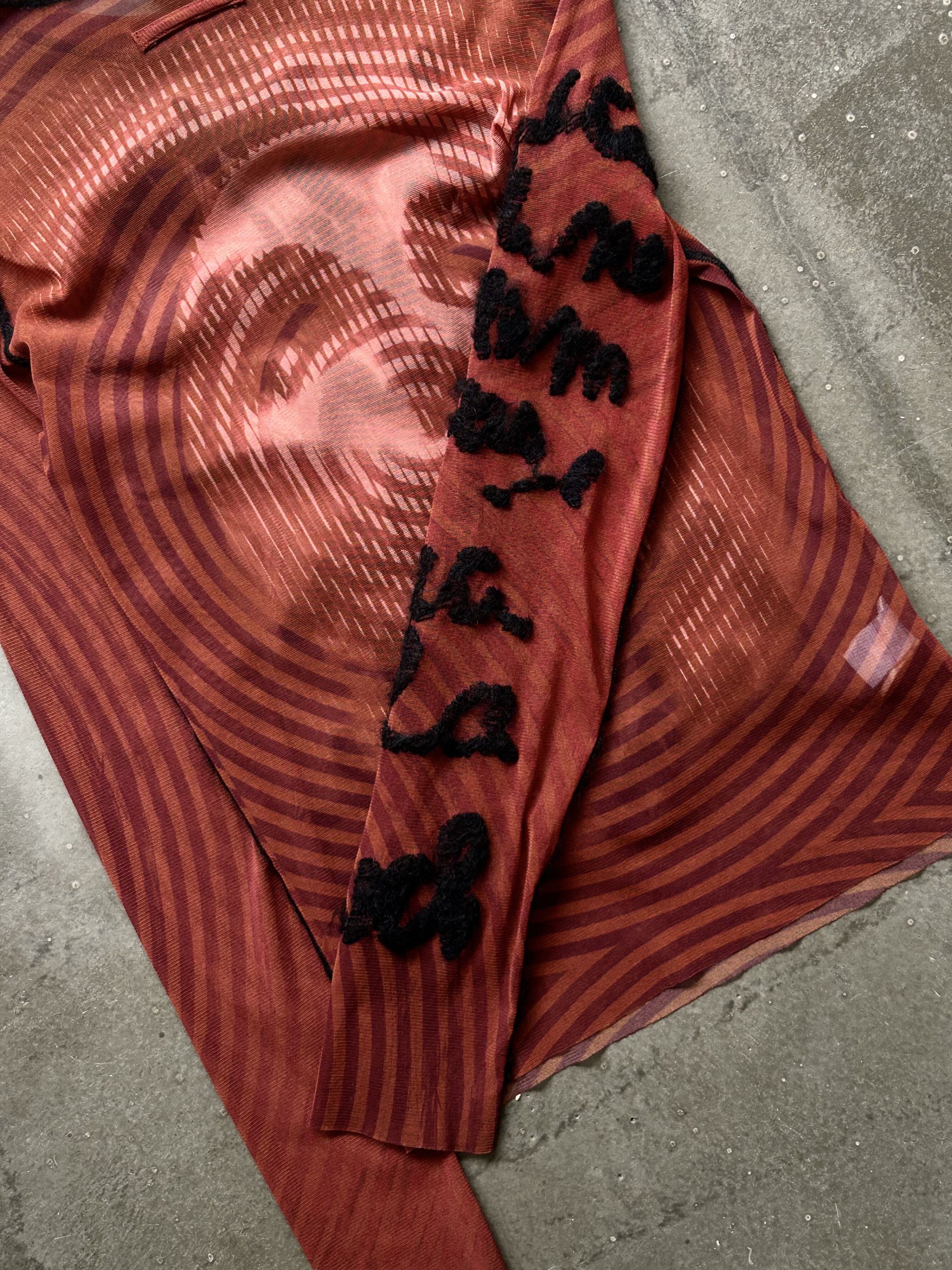 Jean Paul Gaultier Jean Paul Gaultier Sheer Long Sleeve Top Size US M / EU 48-50 / 2 - 4 Thumbnail