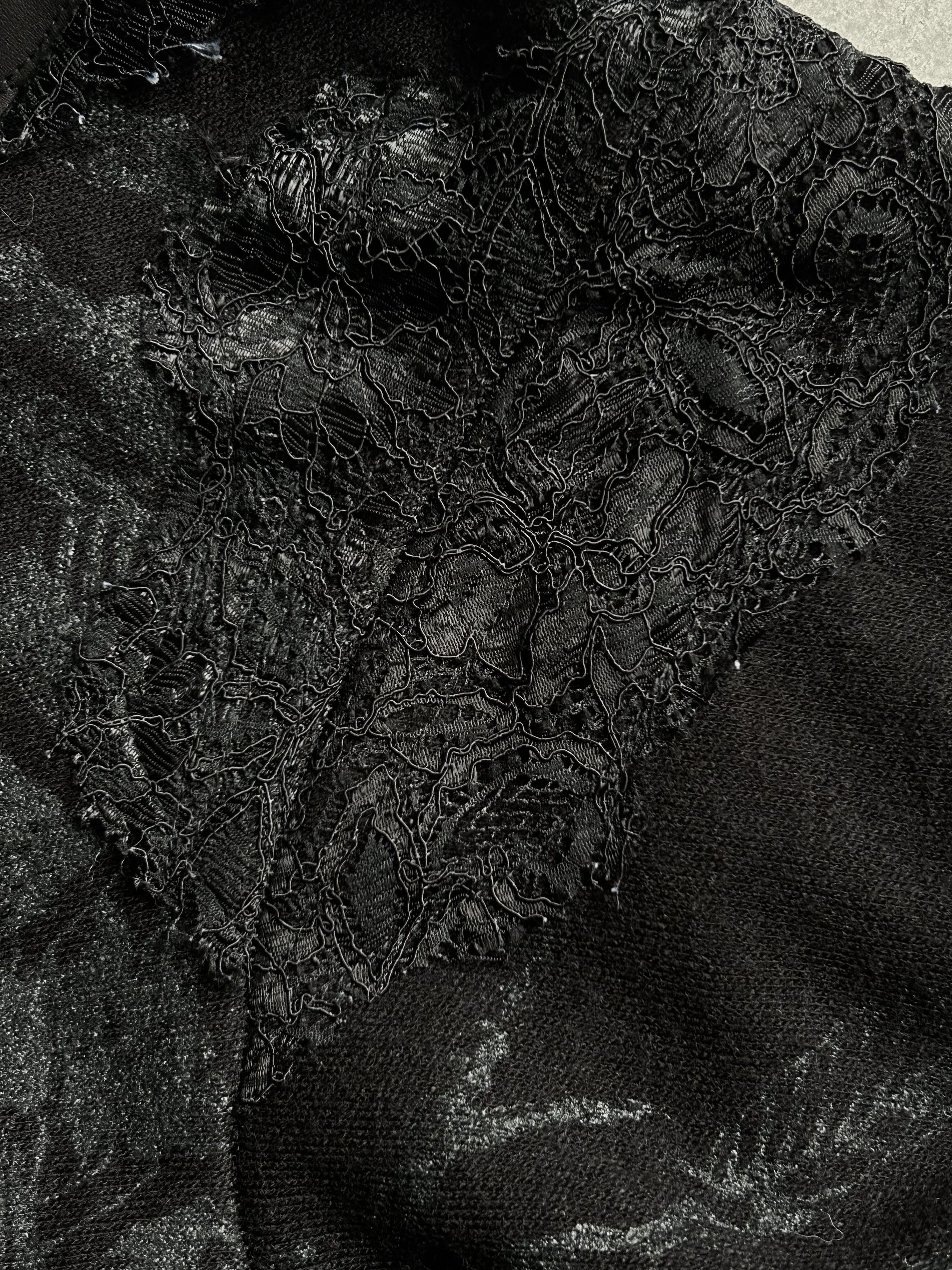 NN07 stylish black printed long sleeve top Size US M / EU 48-50 / 2 - 8 Thumbnail