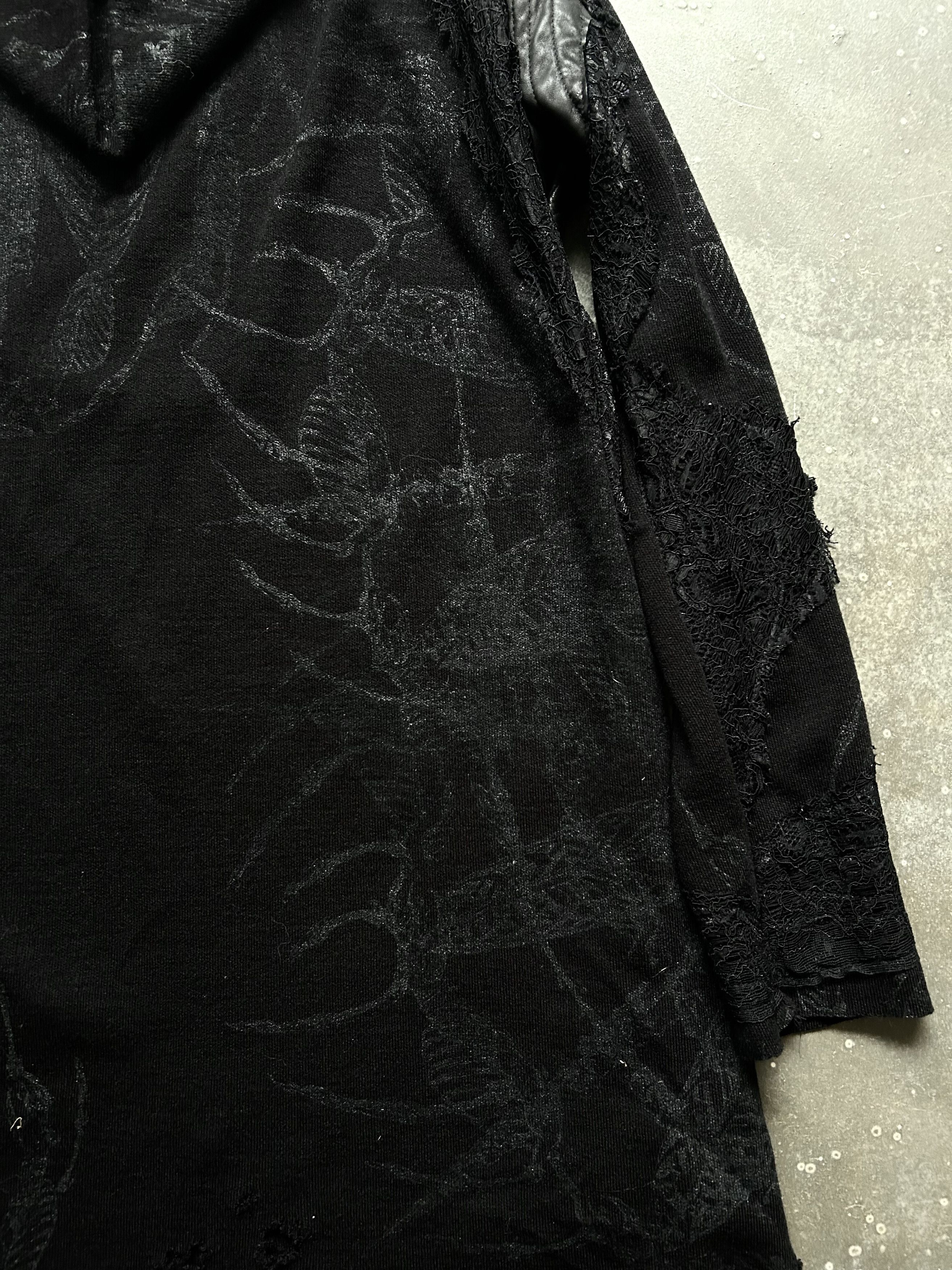 NN07 stylish black printed long sleeve top Size US M / EU 48-50 / 2 - 6 Thumbnail