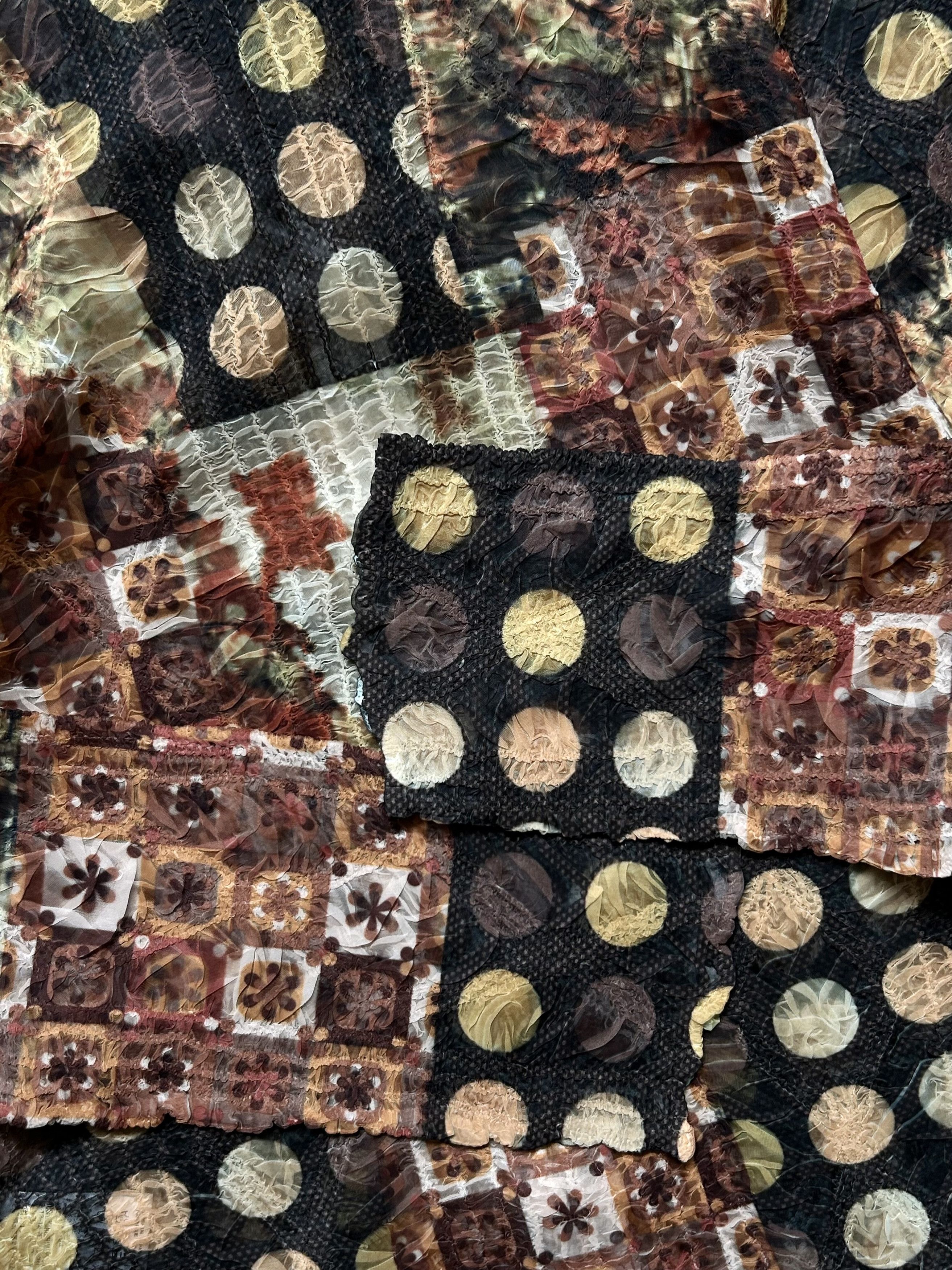 Yoshio Kubo patterned pleated shirt by yoshiki hishinuma Size US M / EU 48-50 / 2 - 6 Thumbnail