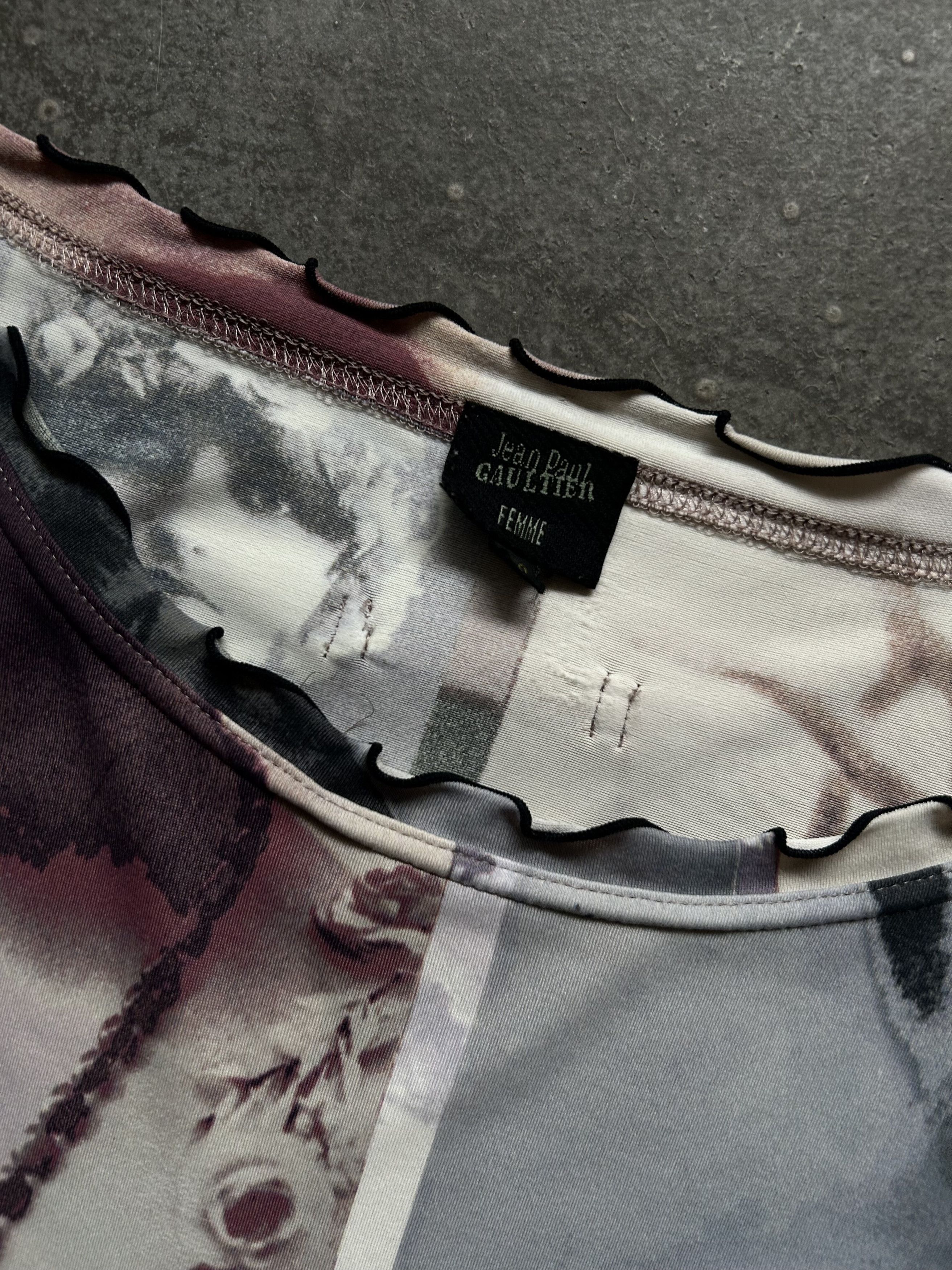 Jean Paul Gaultier Jean Paul Gaultier Mesh Overlay Top Size US M / EU 48-50 / 2 - 7 Thumbnail