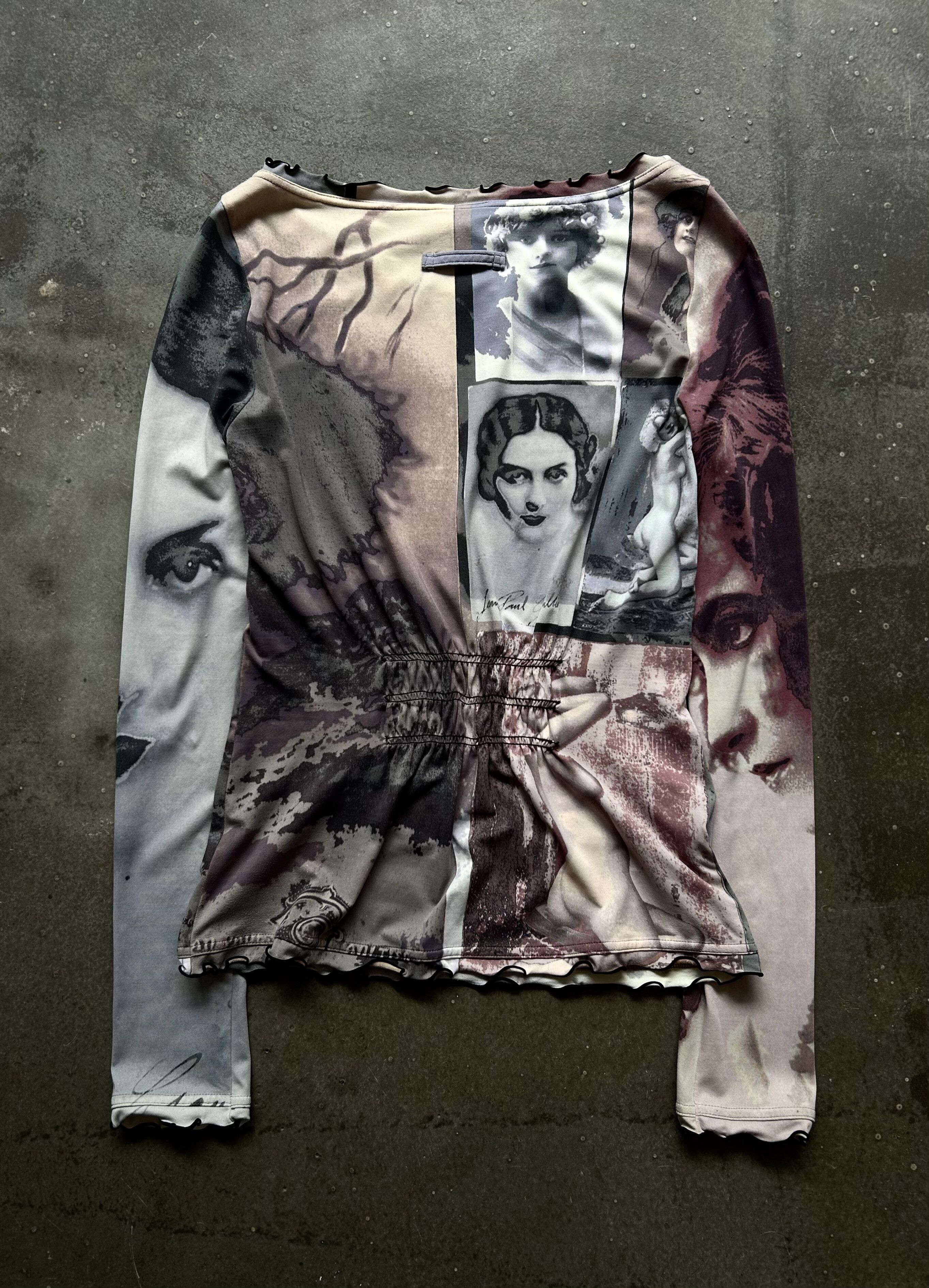 Jean Paul Gaultier Jean Paul Gaultier Mesh Overlay Top Size US M / EU 48-50 / 2 - 2 Thumbnail