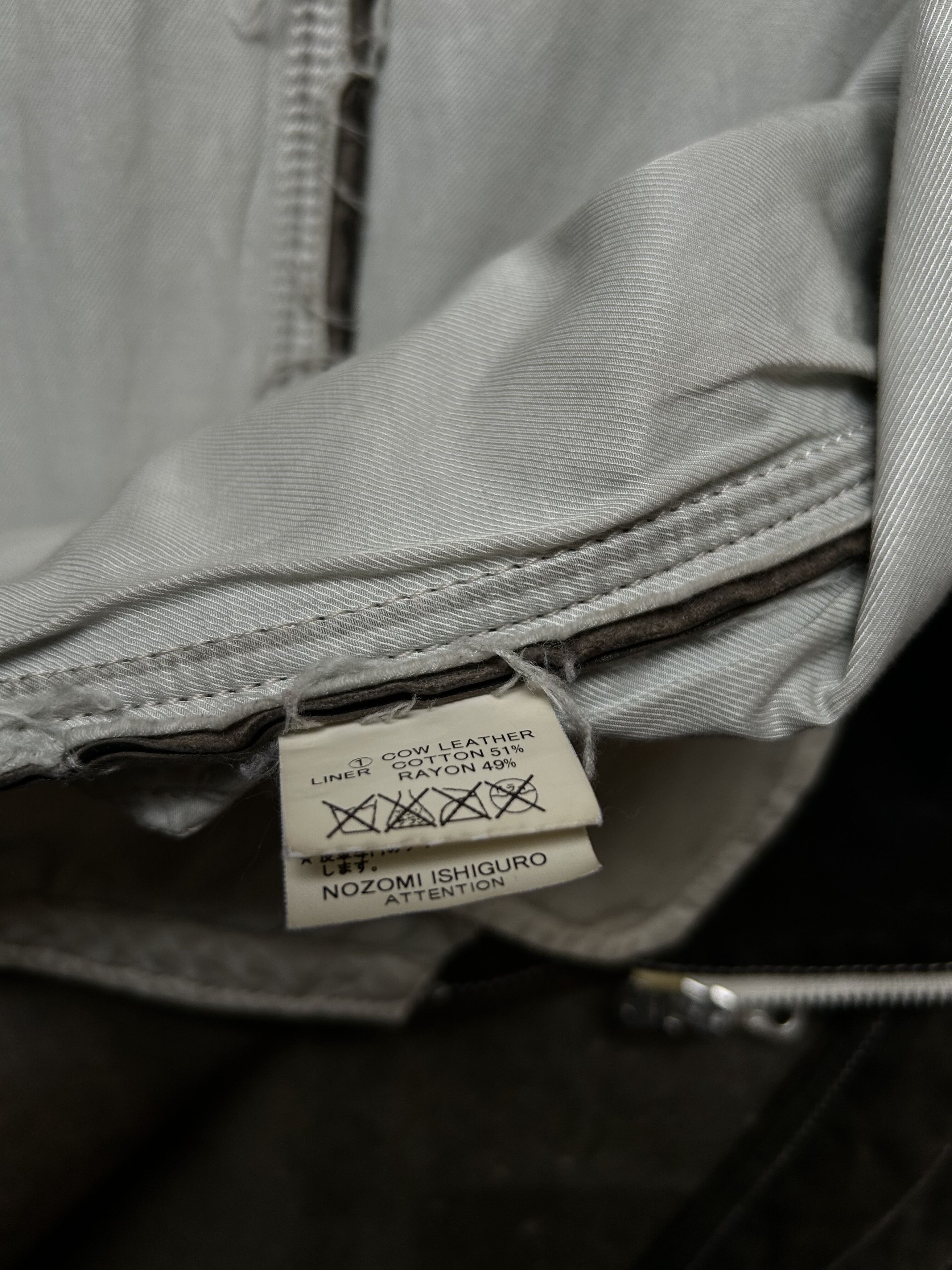Nozomi Ishiguro unique zipper leather jacket by nozomi ishiguro Size US M / EU 48-50 / 2 - 5 Thumbnail