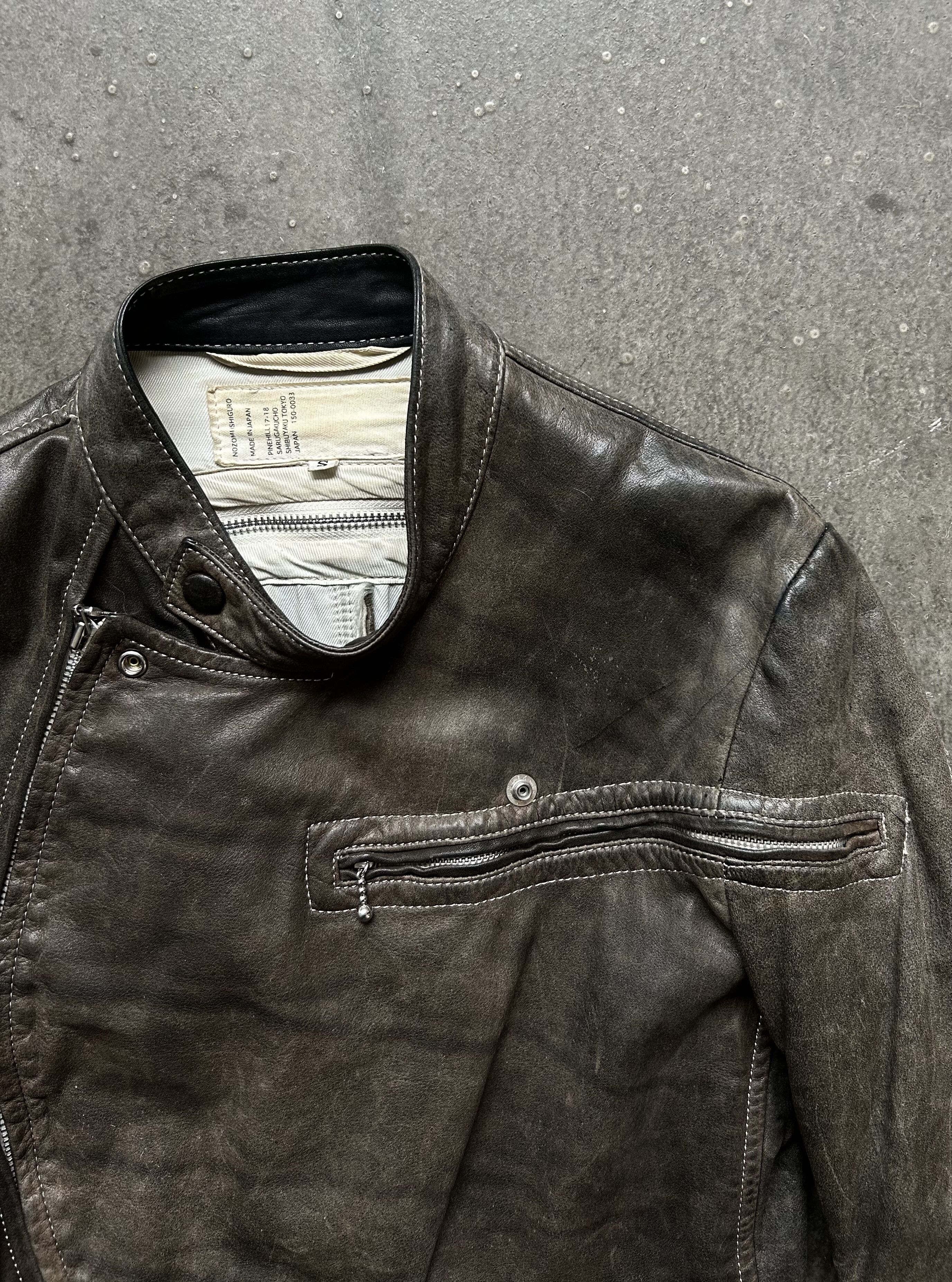 Nozomi Ishiguro unique zipper leather jacket by nozomi ishiguro Size US M / EU 48-50 / 2 - 2 Thumbnail