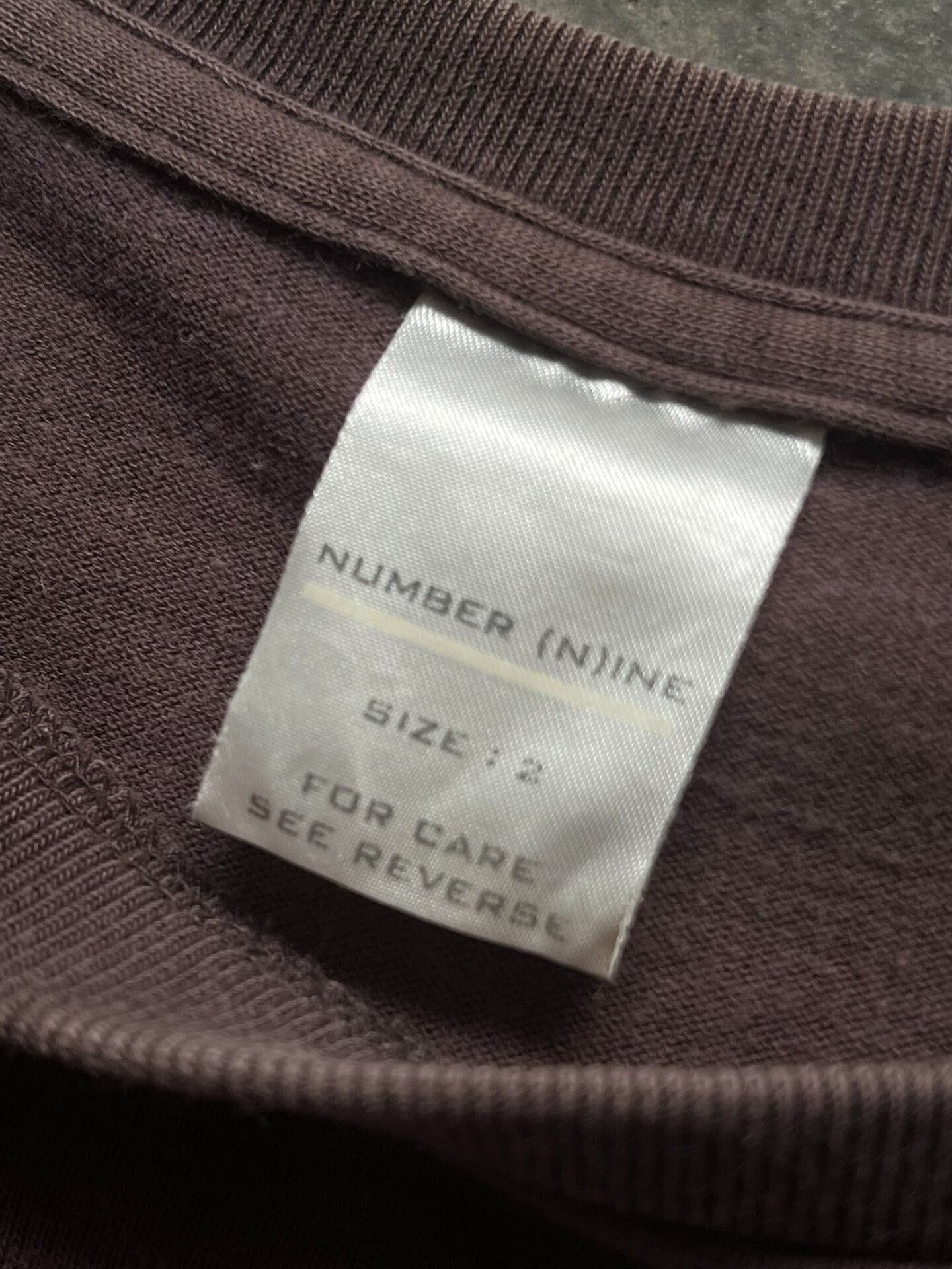 Number (N)ine number nine portrait print t-shirt Size US M / EU 48-50 / 2 - 5 Thumbnail