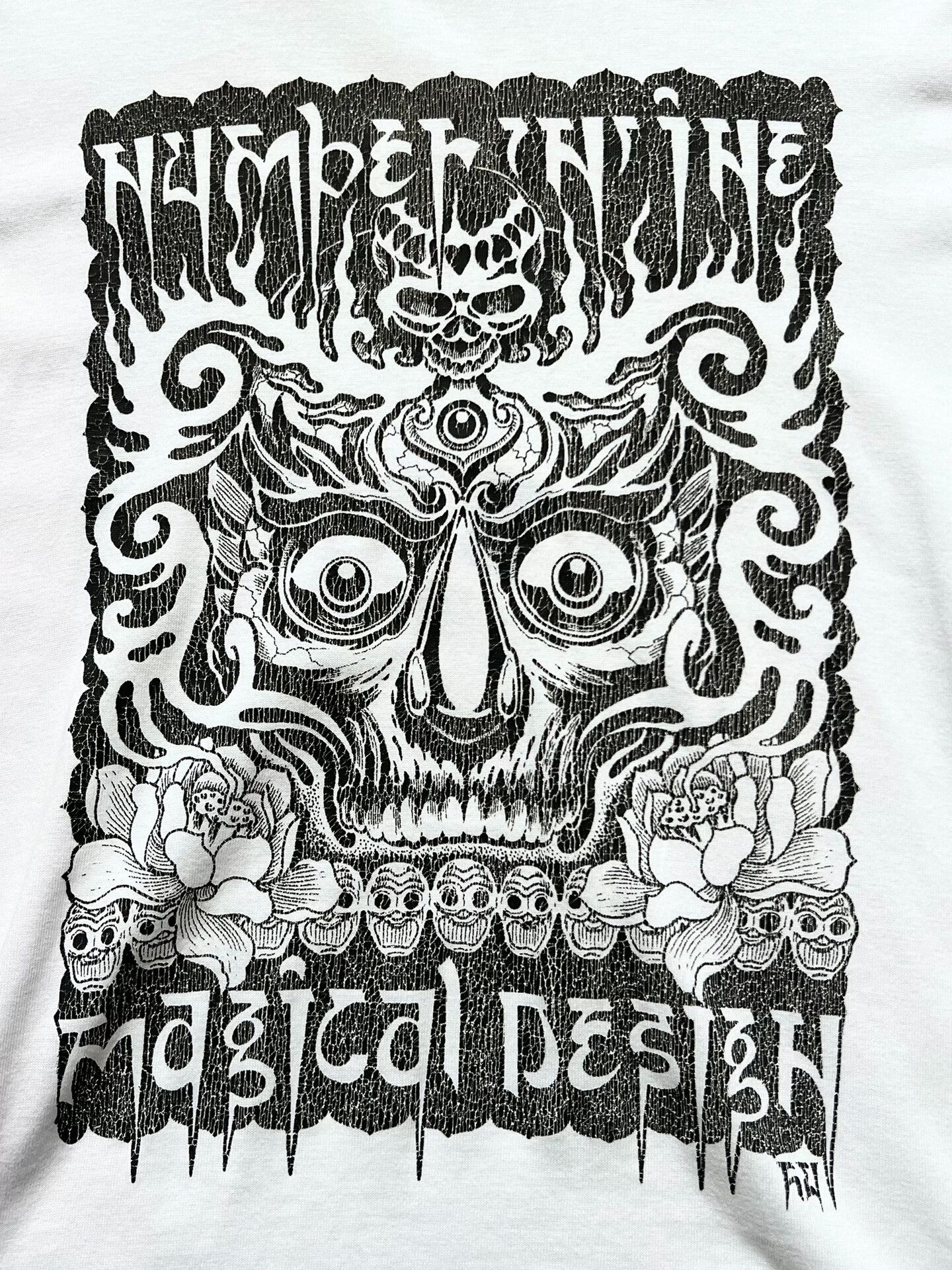 Number (N)ine number nine magical design graphic t-shirt Size US M / EU 48-50 / 2 - 2 Thumbnail