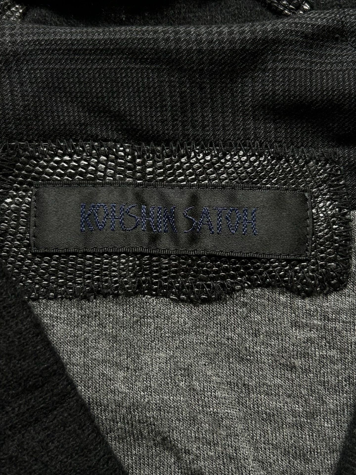 Hiroshi Kato dark layered cardigan by Kohshin Satoh Size US L / EU 52-54 / 3 - 6 Thumbnail
