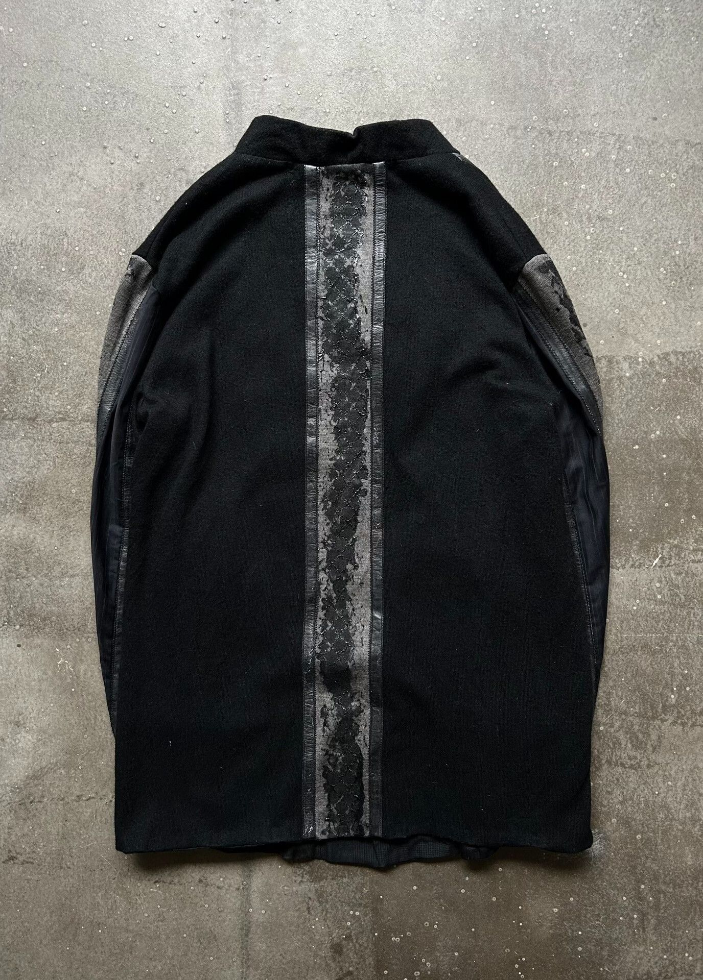 Hiroshi Kato dark layered cardigan by Kohshin Satoh Size US L / EU 52-54 / 3 - 5 Thumbnail