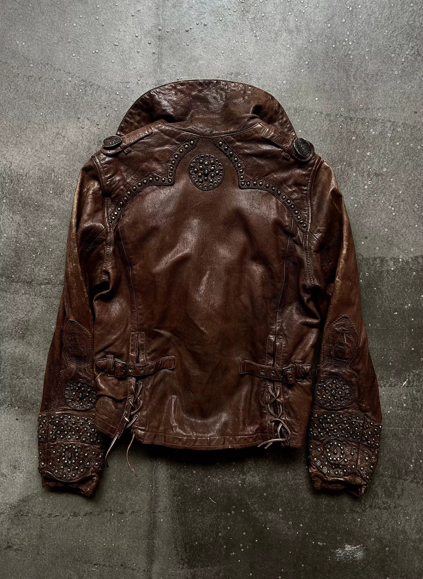 Share Spirit Homme heavy embellished goat leather jacket Size S / US 4 / IT 40 - 2 Thumbnail