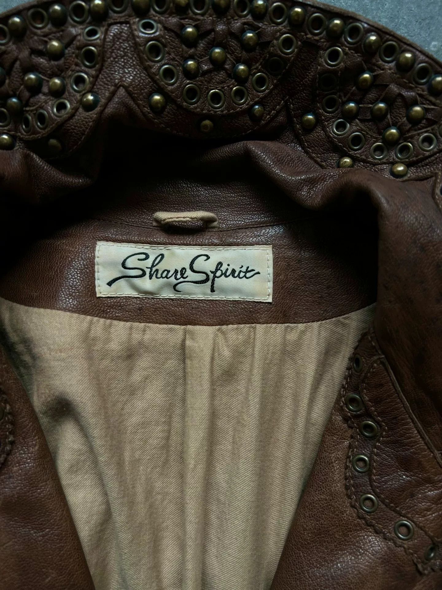 Share Spirit Homme heavy embellished goat leather jacket Size S / US 4 / IT 40 - 4 Thumbnail