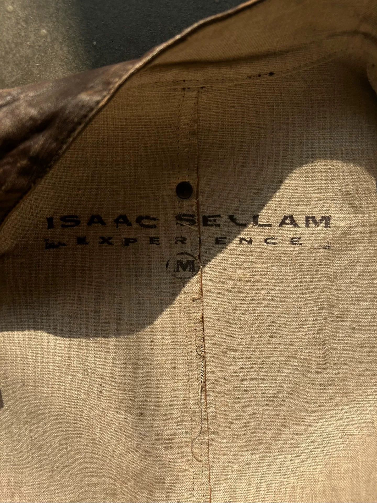 Isaac Sellam Experience distressed leather jacket with four pockets Size US M / EU 48-50 / 2 - 6 Thumbnail