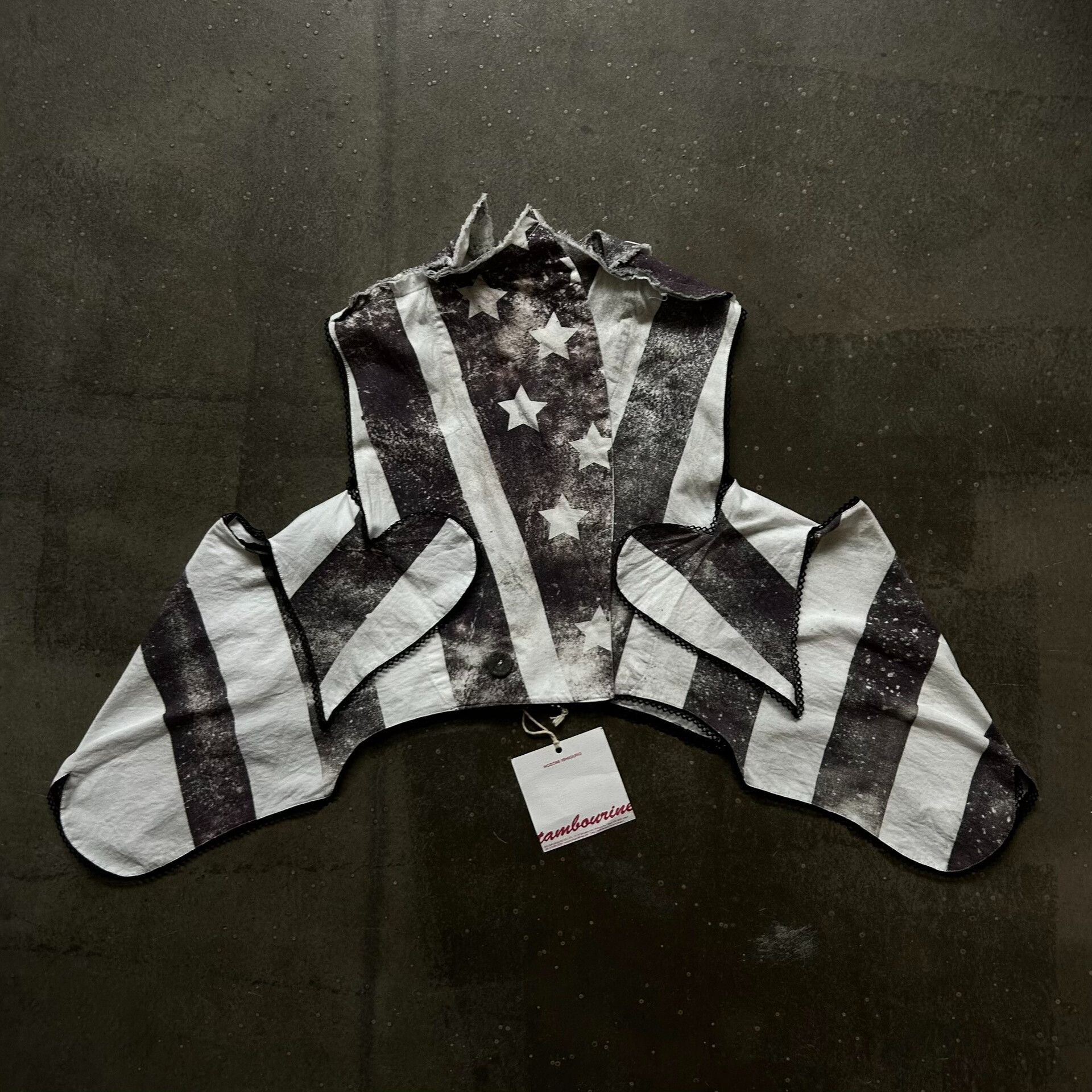 Nozomi Ishiguro American Flag Deconstructed Vest by Nozomi Ishiguro Size US M / EU 48-50 / 2 - 2 Thumbnail