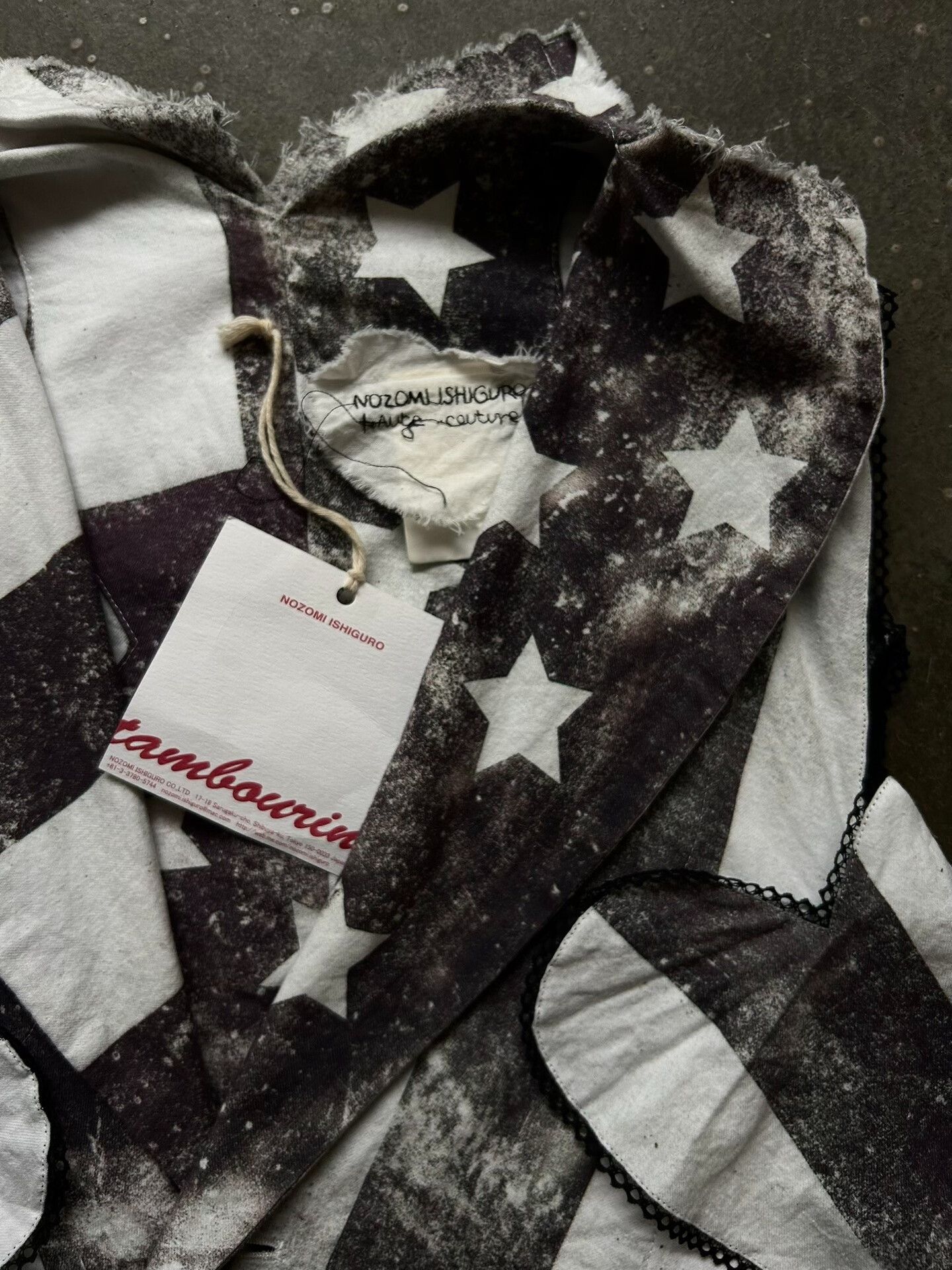 Nozomi Ishiguro American Flag Deconstructed Vest by Nozomi Ishiguro Size US M / EU 48-50 / 2 - 3 Thumbnail