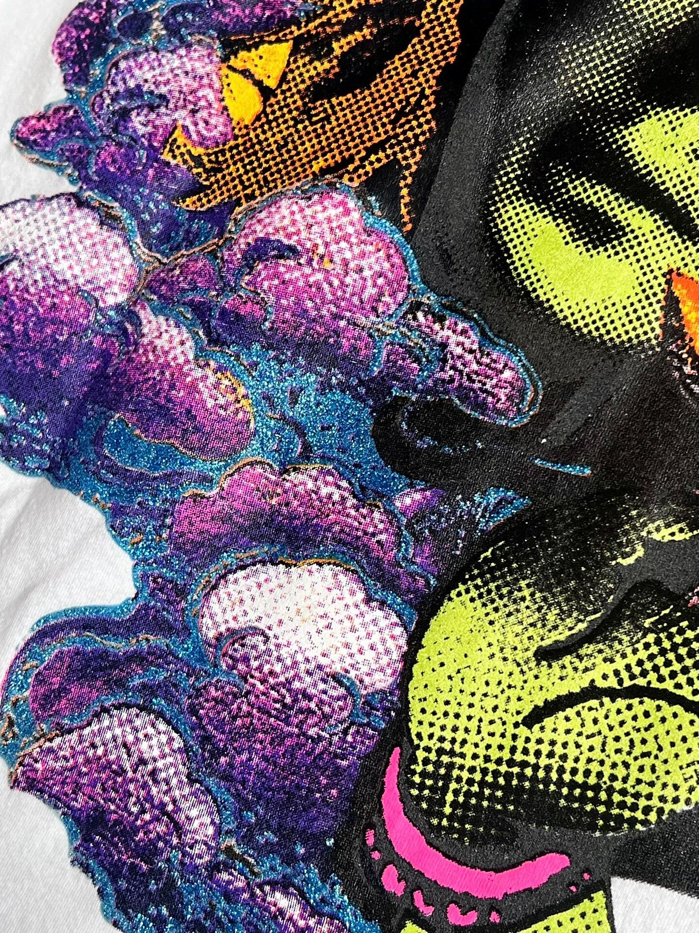 John Galliano colorful printed top