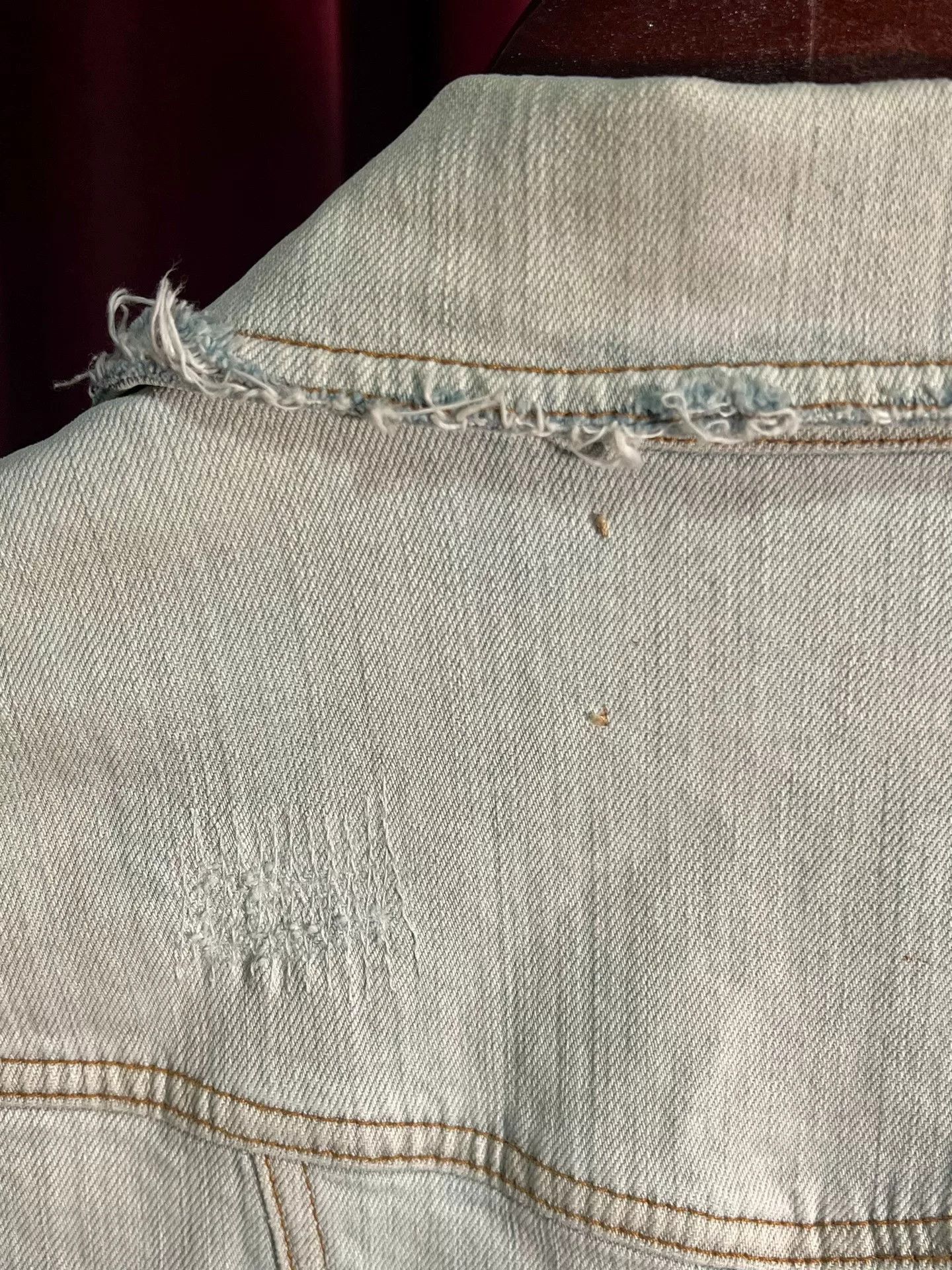 John Galliano John Galliano Distressed Denim Vest with Paint Size M / US 6-8 / IT 42-44 - 8 Thumbnail