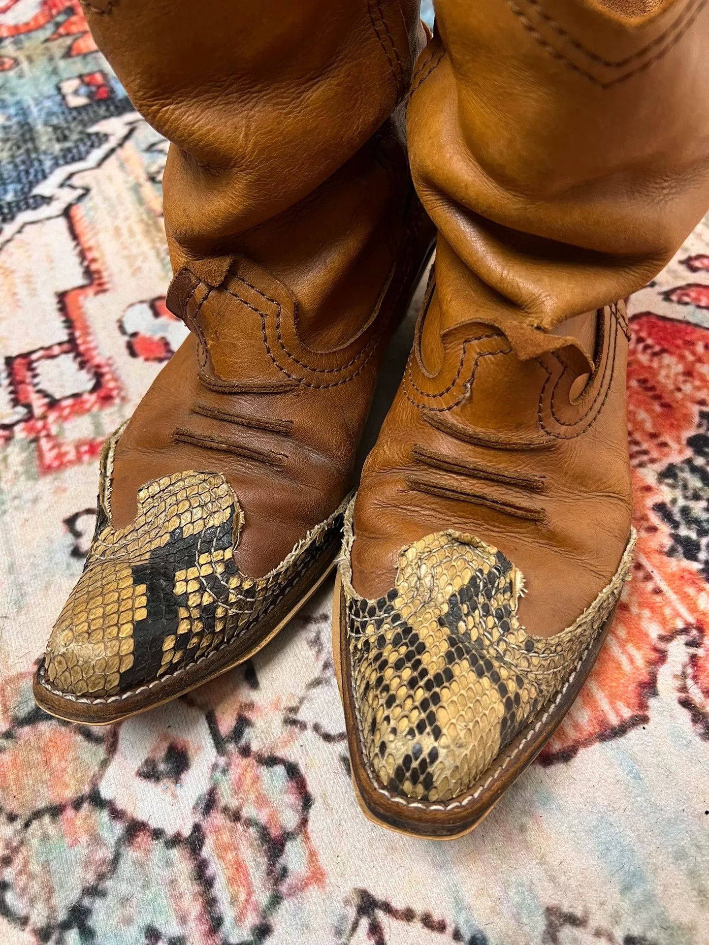 Junya Watanabe rare junya watanabe western boots in large size Size US 11 / EU 44 - 4 Thumbnail