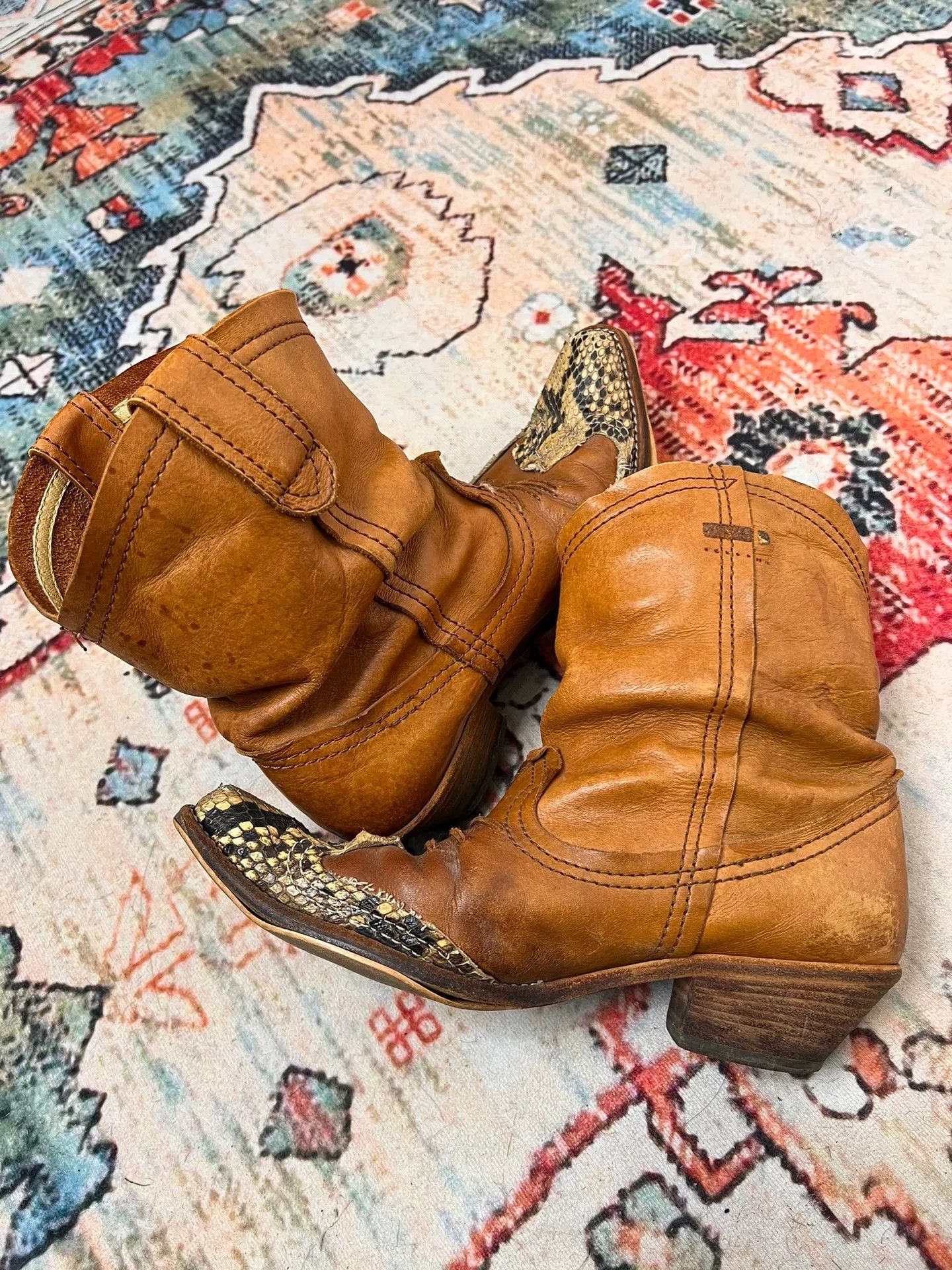 Junya Watanabe rare junya watanabe western boots in large size Size US 11 / EU 44 - 5 Thumbnail