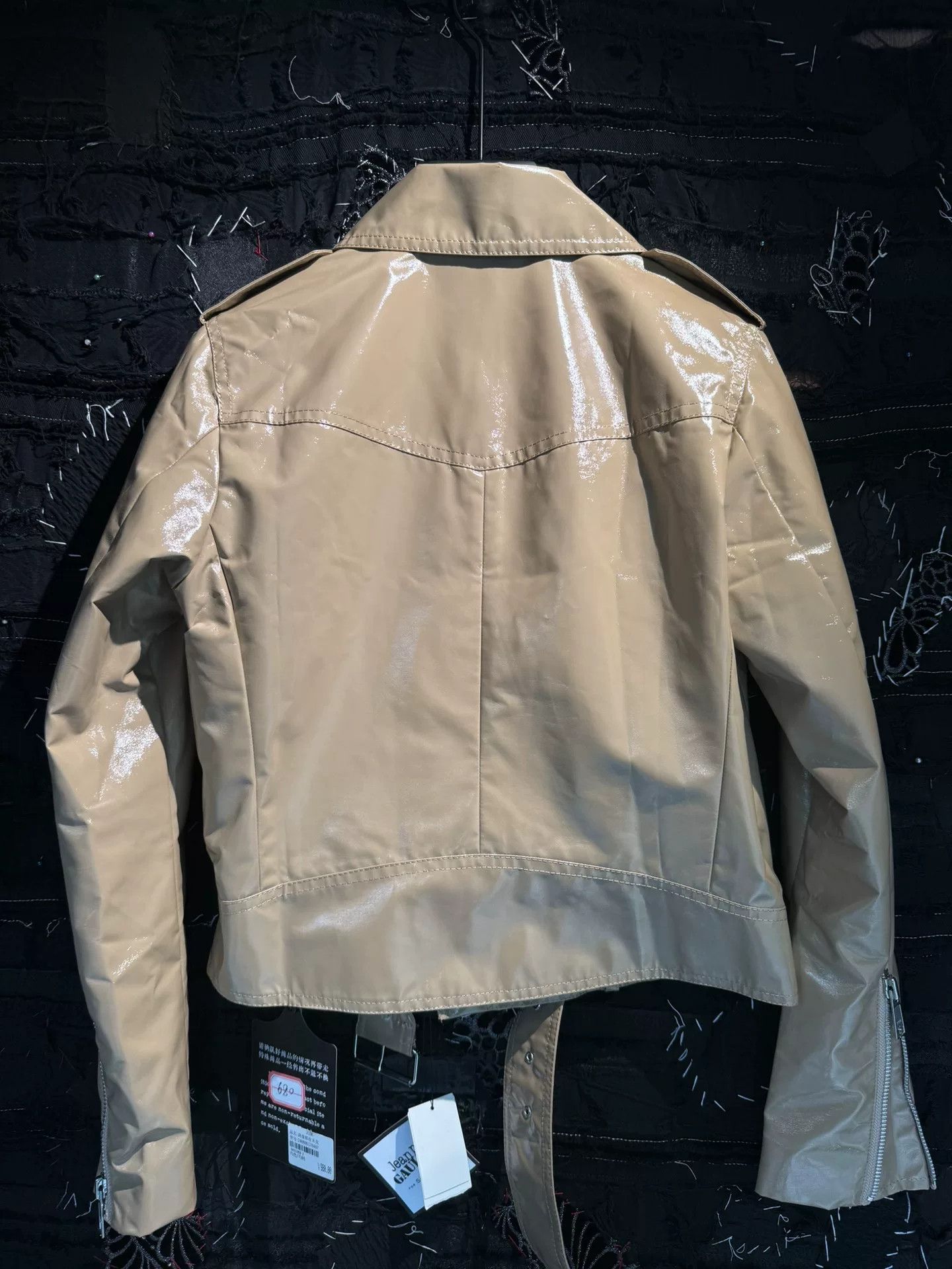 Jean Paul Gaultier Jean Paul Gaultier Glossy Leather Jacket Size S / US 4 / IT 40 - 5 Thumbnail